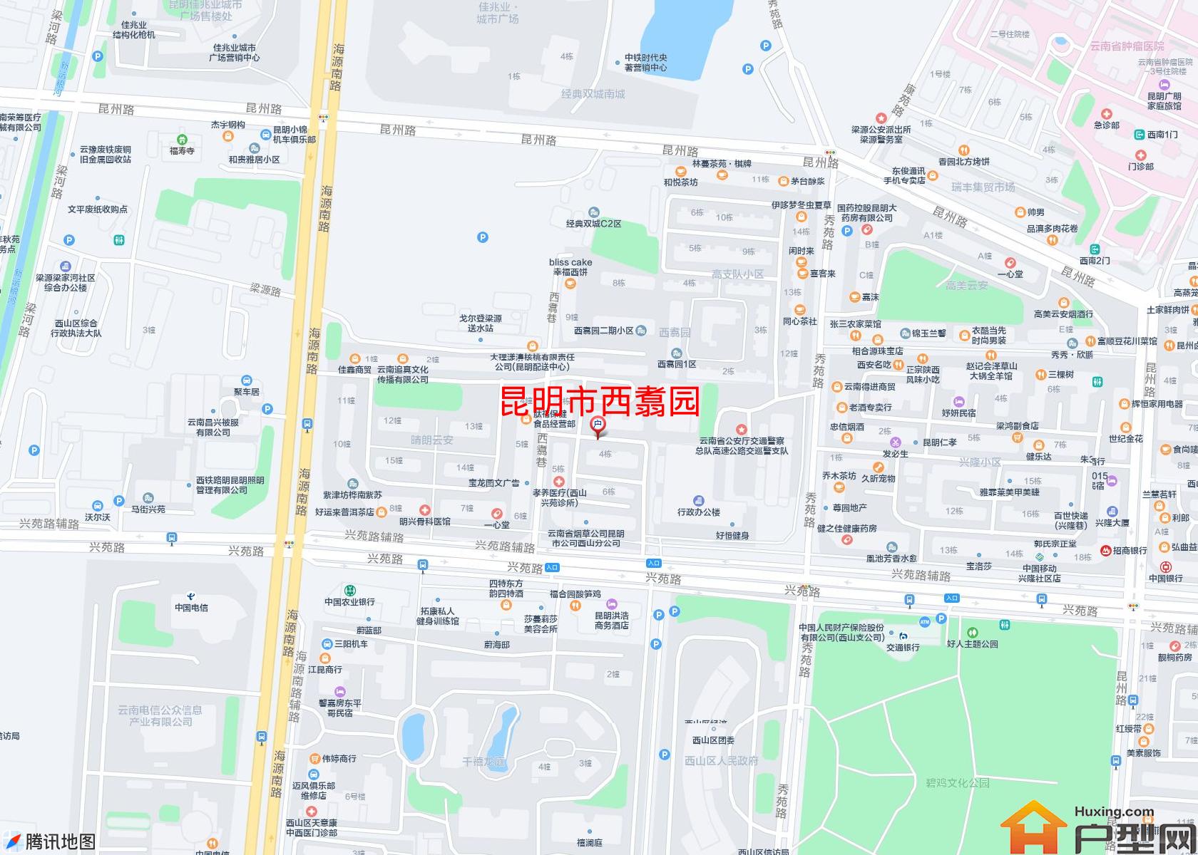 西翥园小区 - 户型网