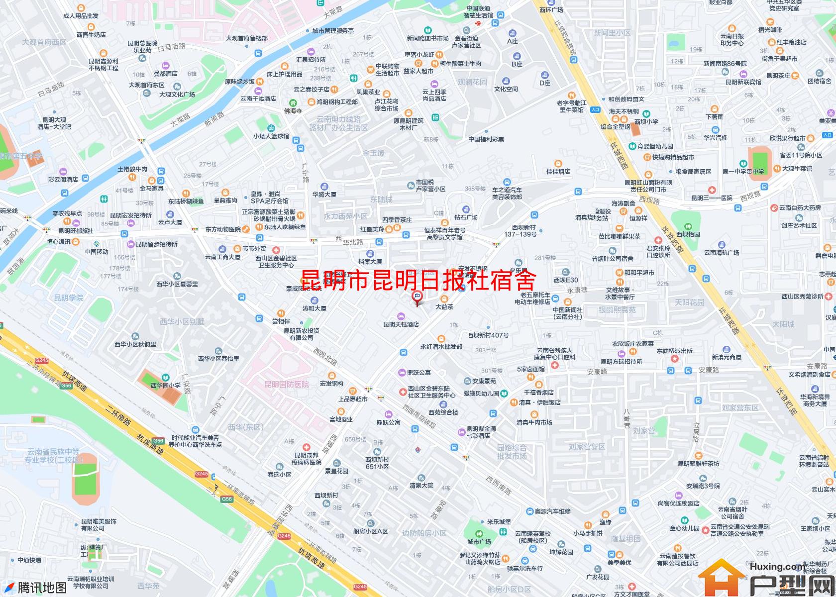 昆明日报社宿舍小区 - 户型网
