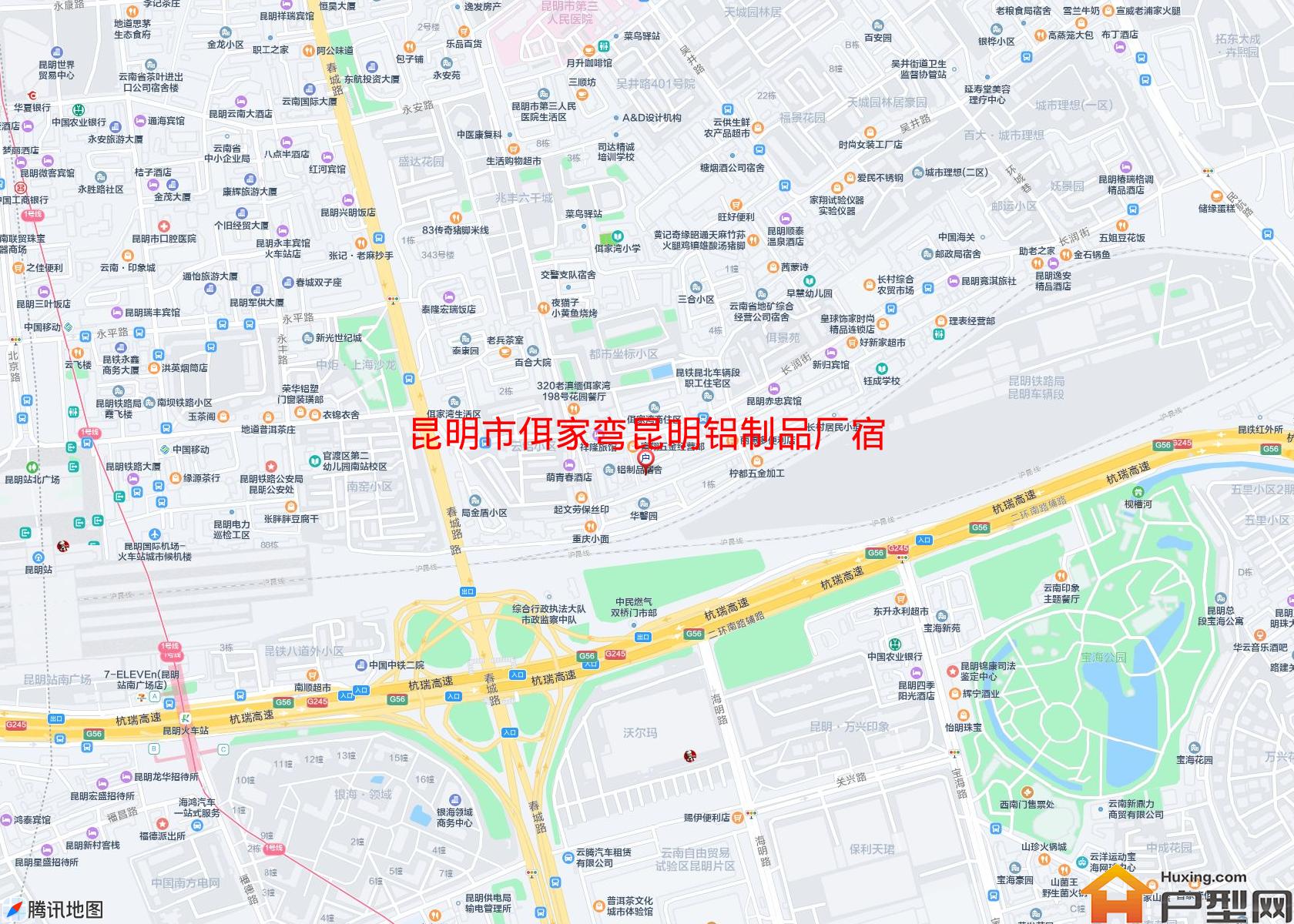 佴家弯昆明铝制品厂宿舍小区 - 户型网