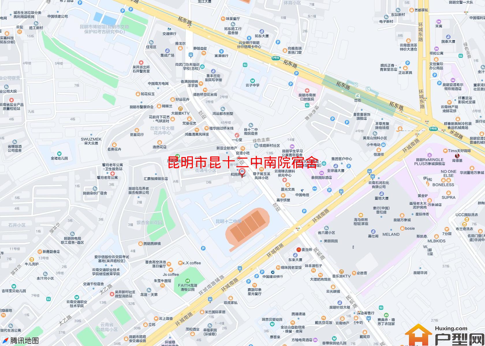 昆十二中南院宿舍小区 - 户型网