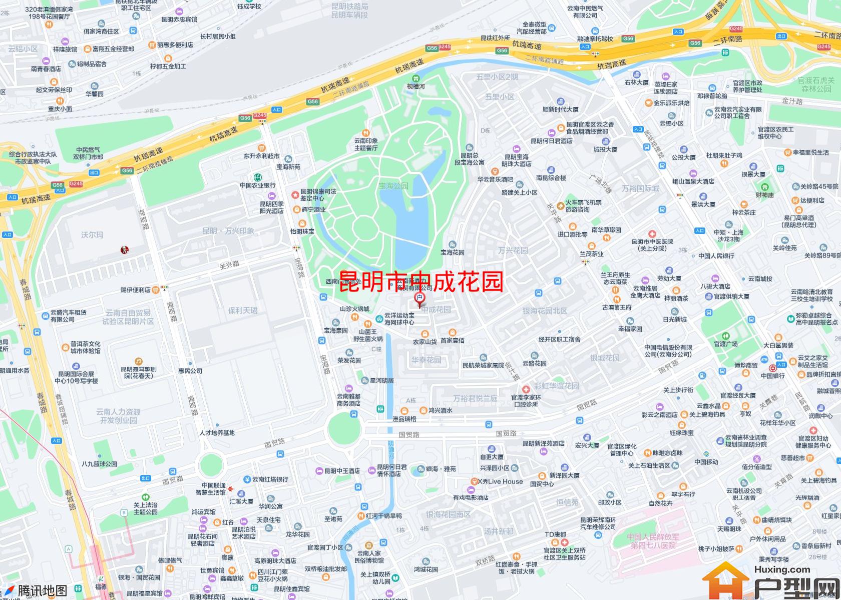 中成花园小区 - 户型网