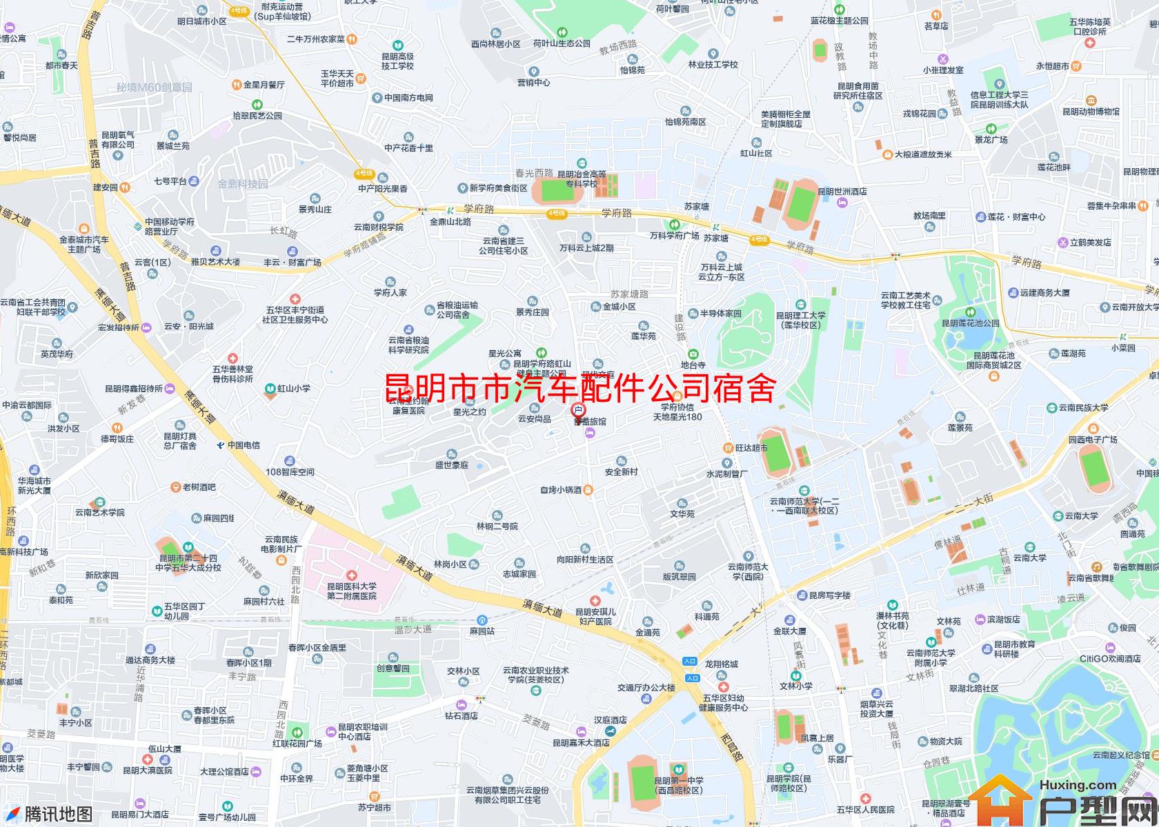 市汽车配件公司宿舍小区 - 户型网
