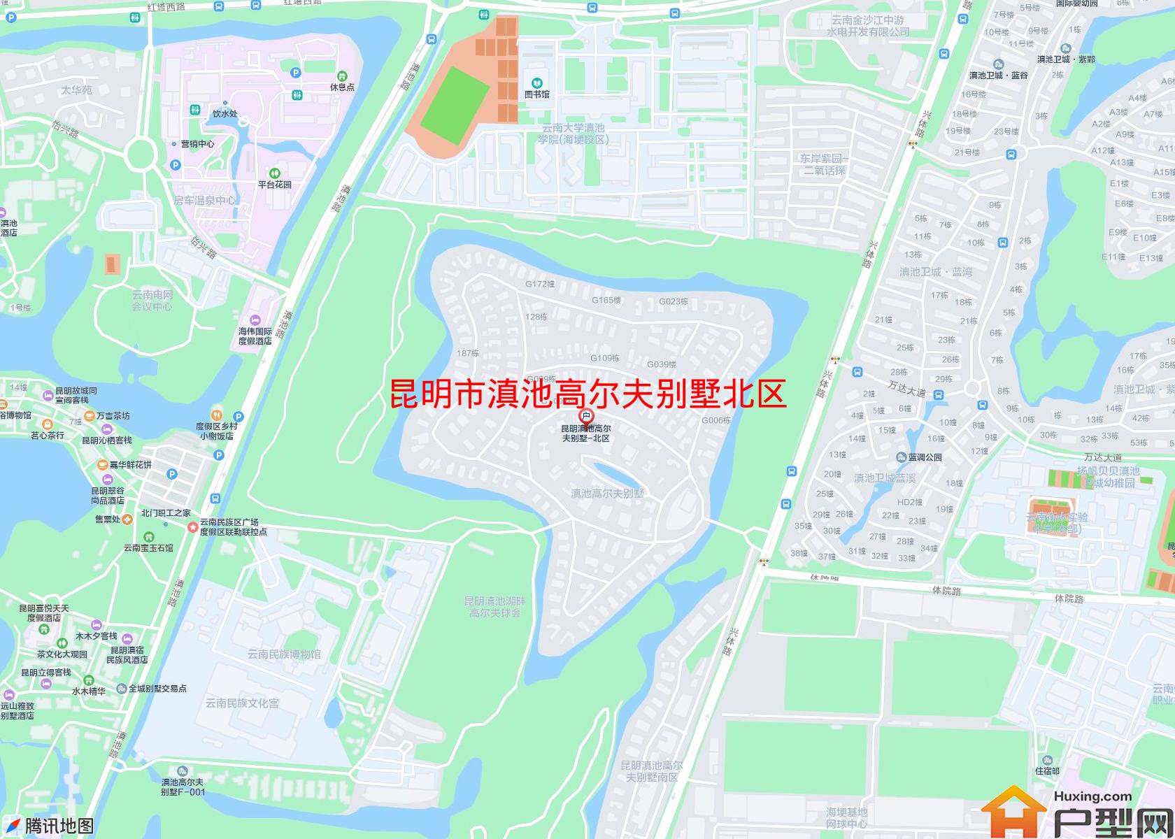 滇池高尔夫别墅北区小区 - 户型网