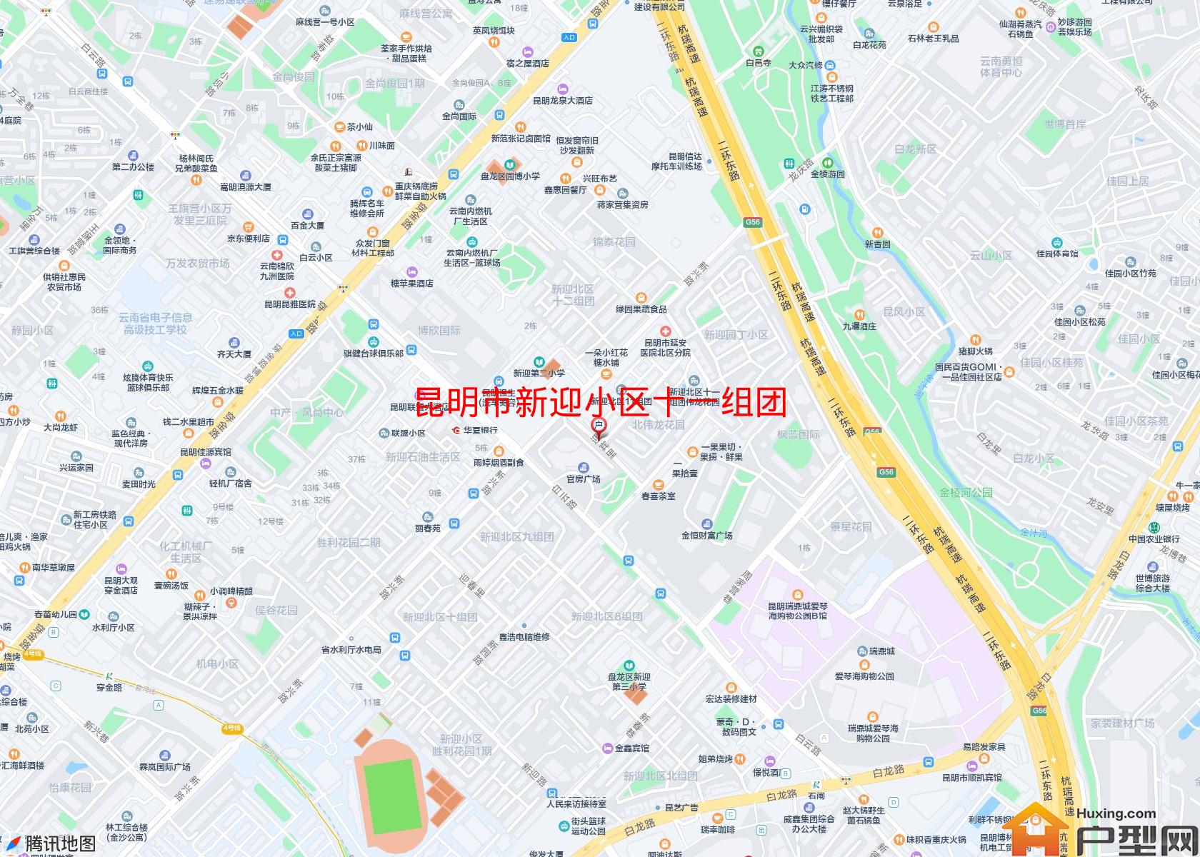 新迎小区十一组团小区 - 户型网