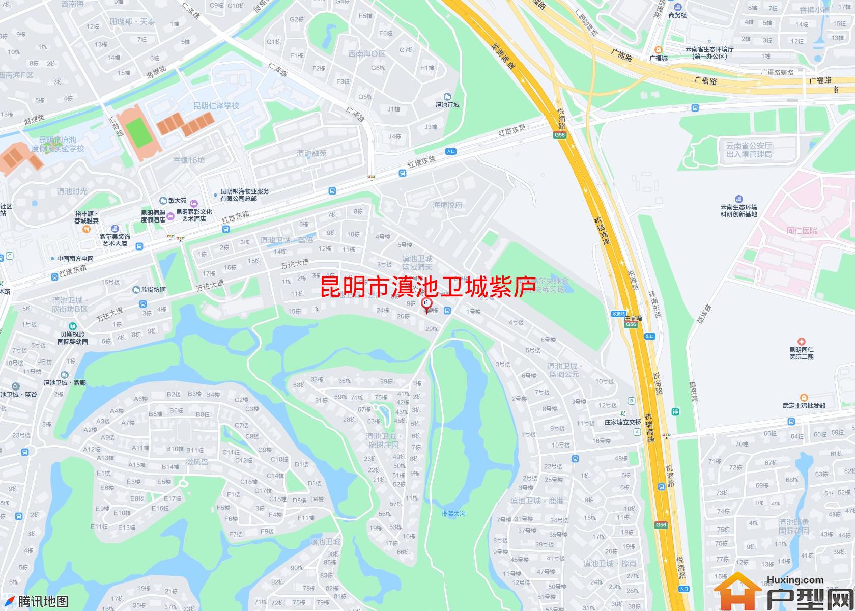 滇池卫城紫庐小区 - 户型网 滇池卫城紫庐小区 - 户型网
