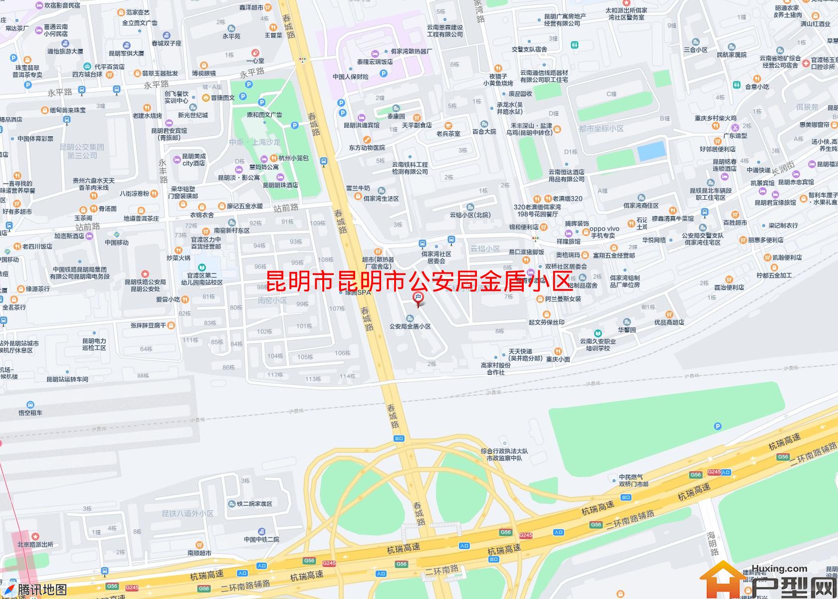 昆明市公安局金盾小区小区 - 户型网