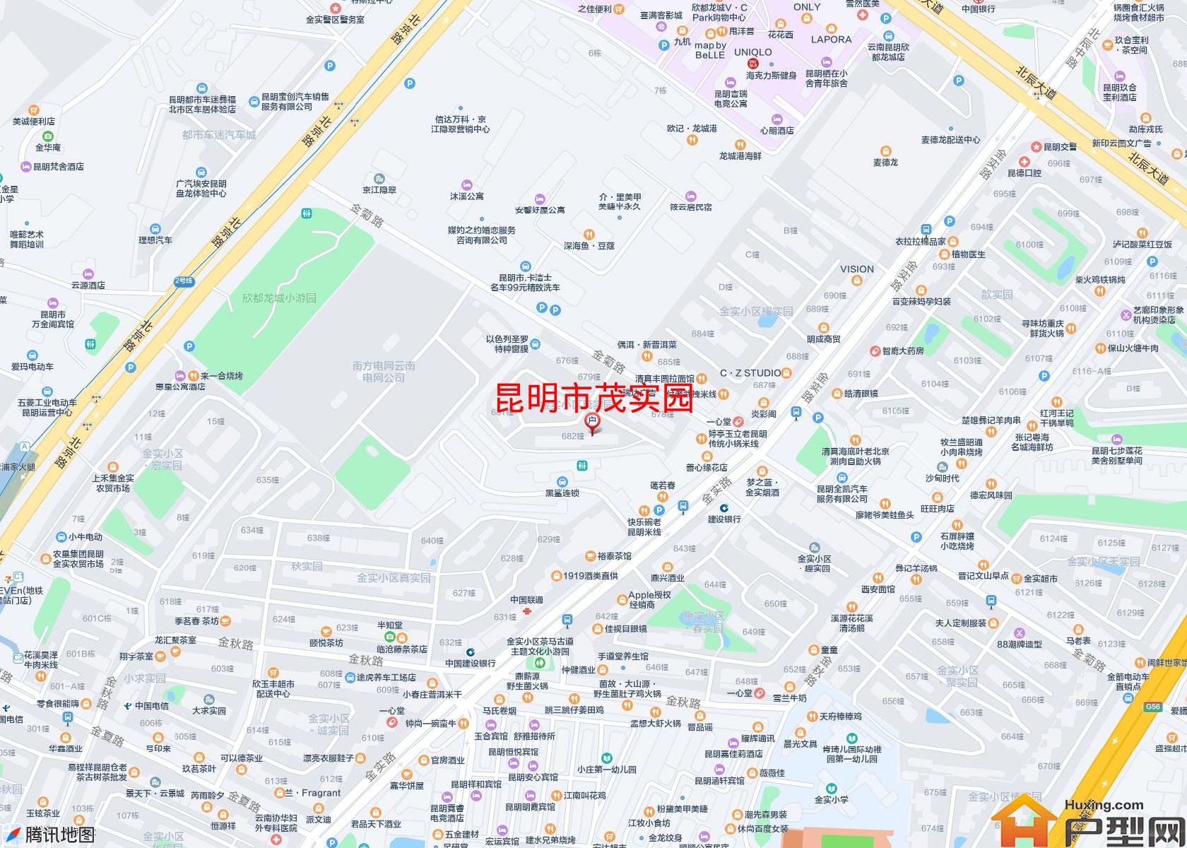 茂实园小区 - 户型网