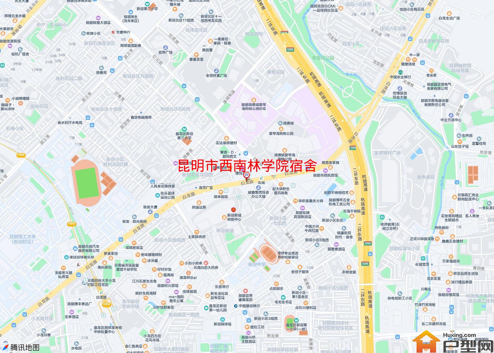 西南林学院宿舍小区 - 户型网