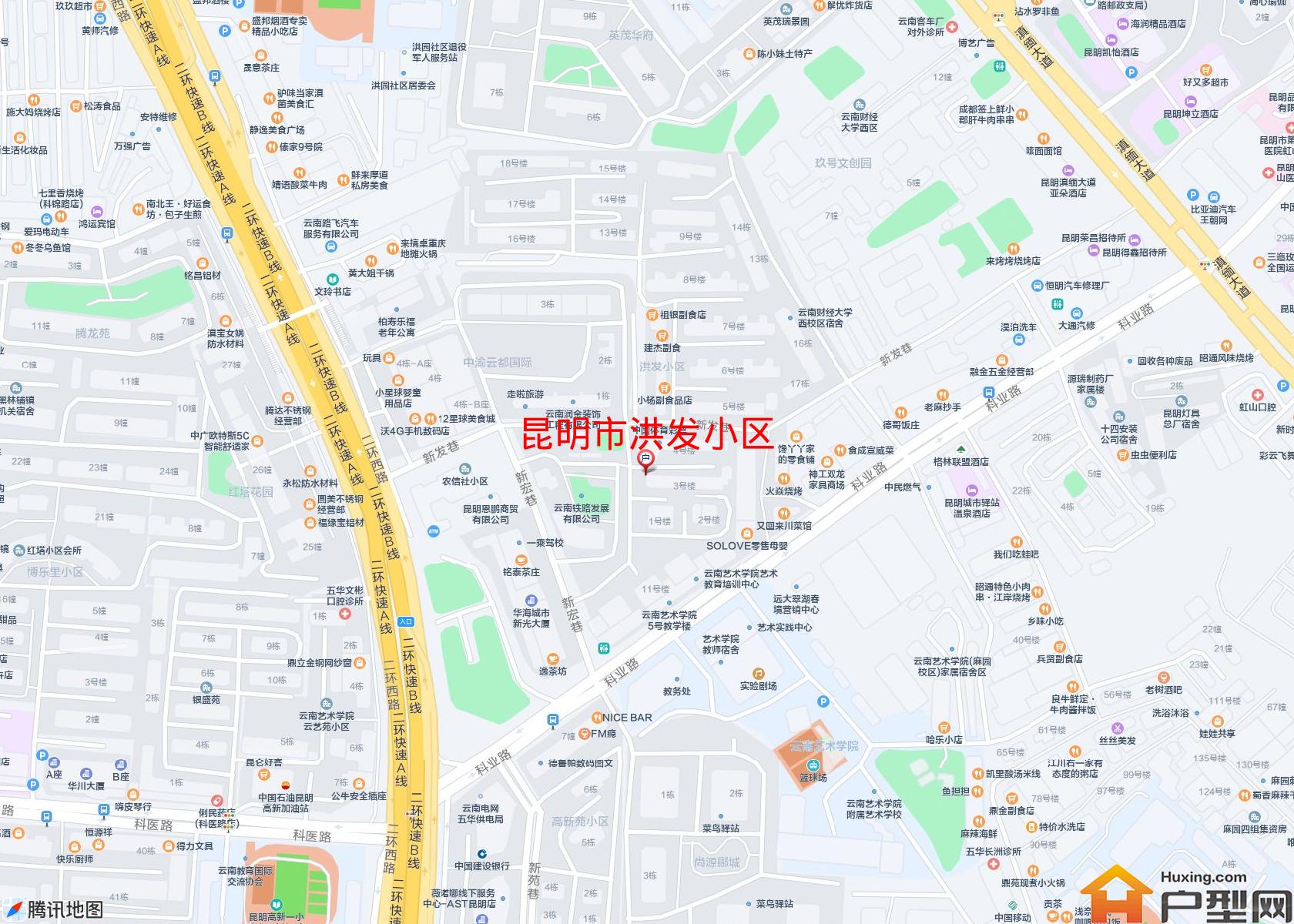 洪发小区小区 - 户型网