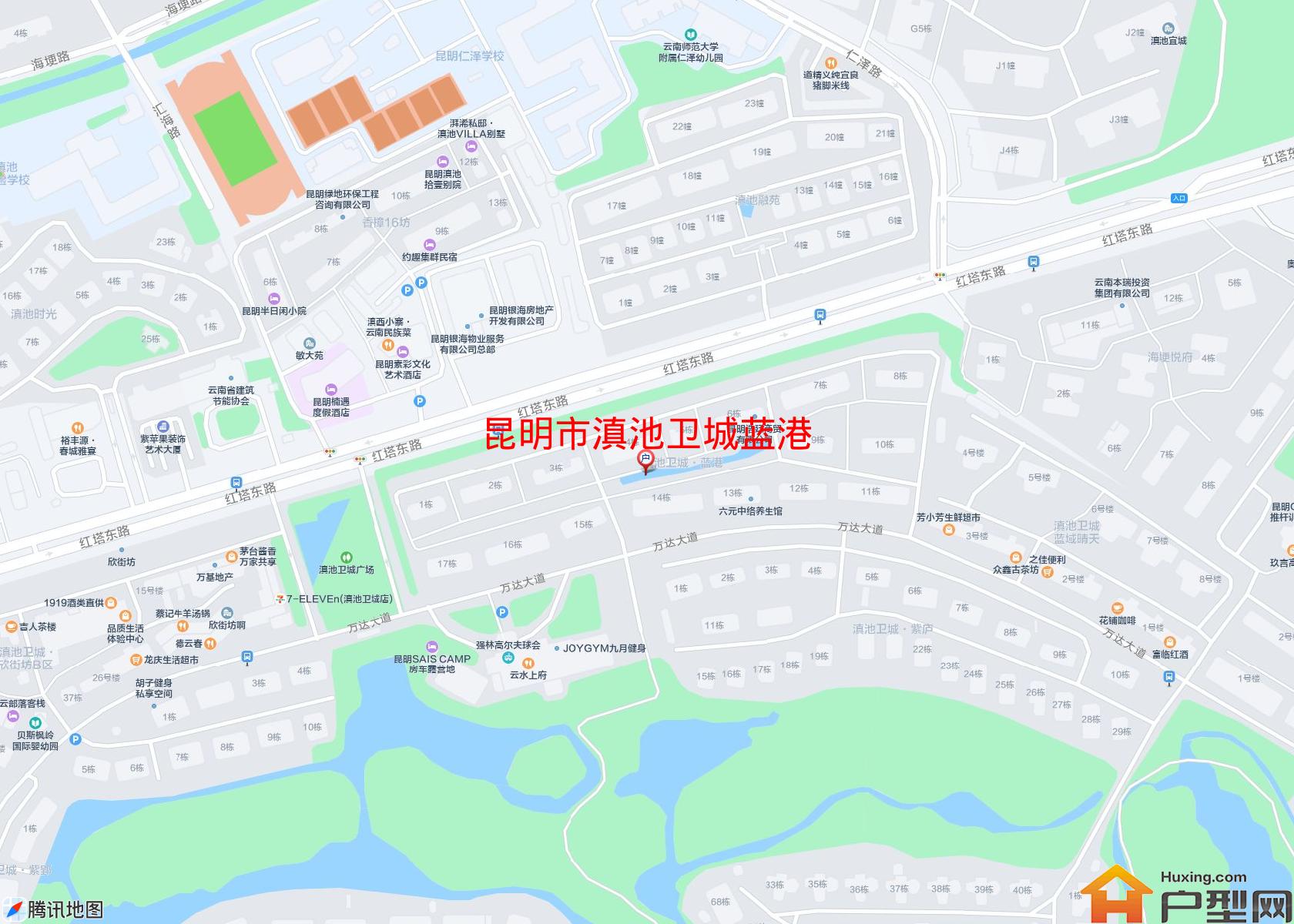 滇池卫城蓝港小区 - 户型网