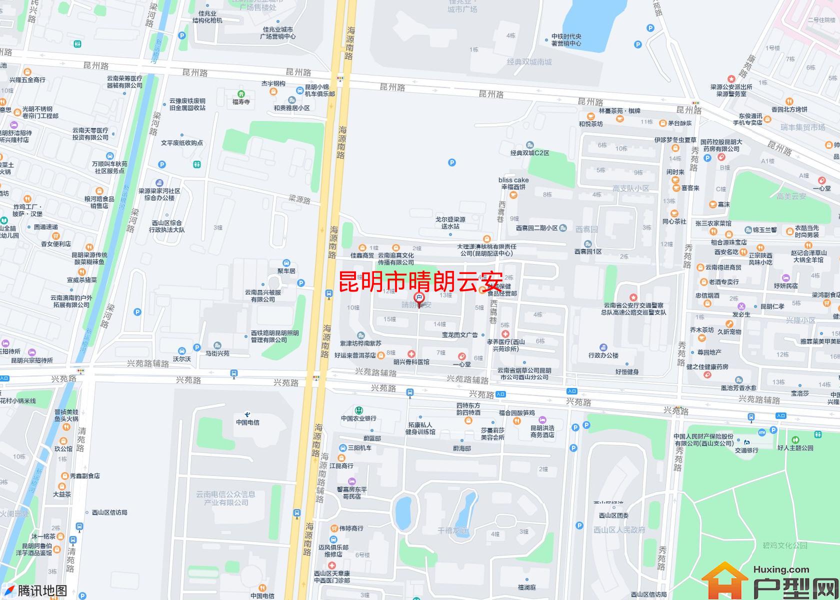 晴朗云安小区 - 户型网