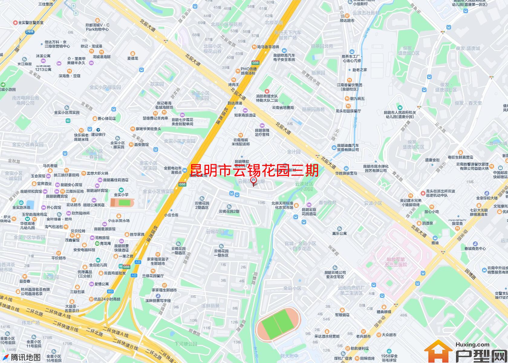 云锡花园三期小区 - 户型网