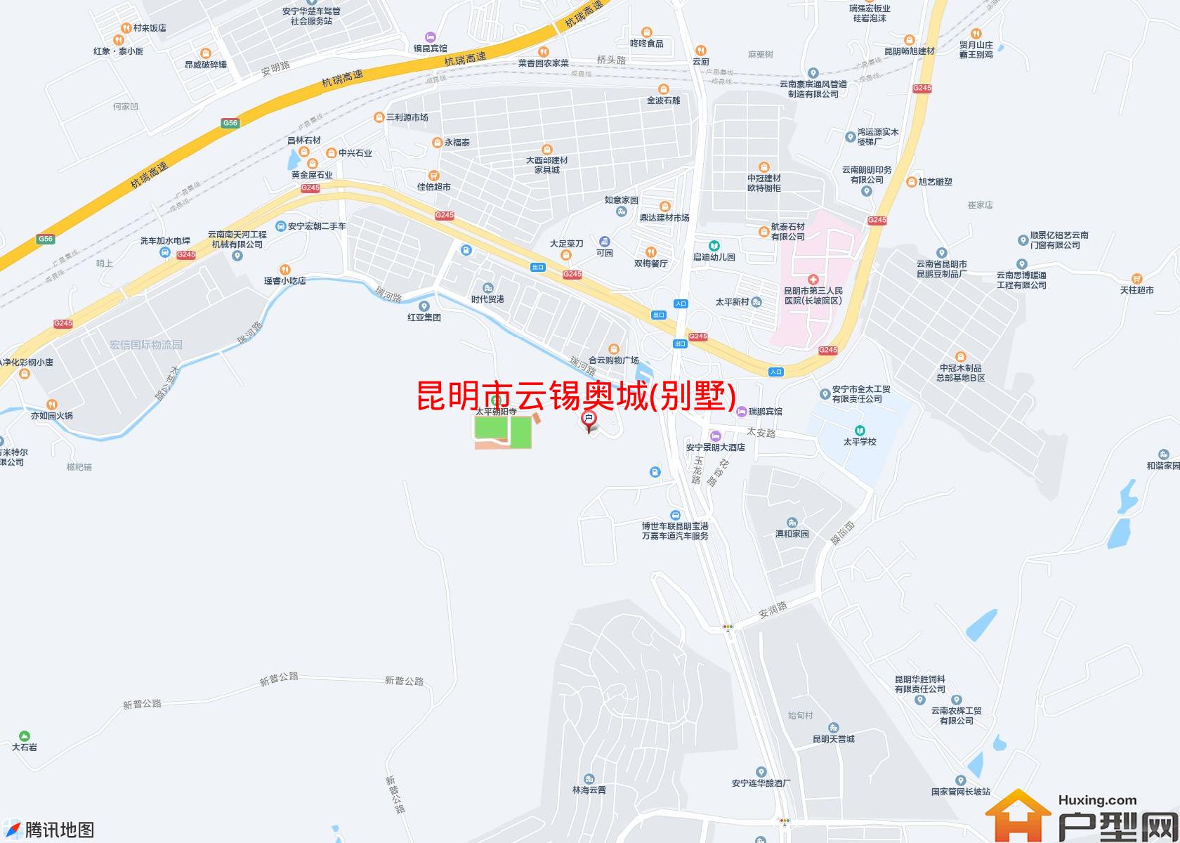 云锡奥城(别墅)小区 - 户型网
