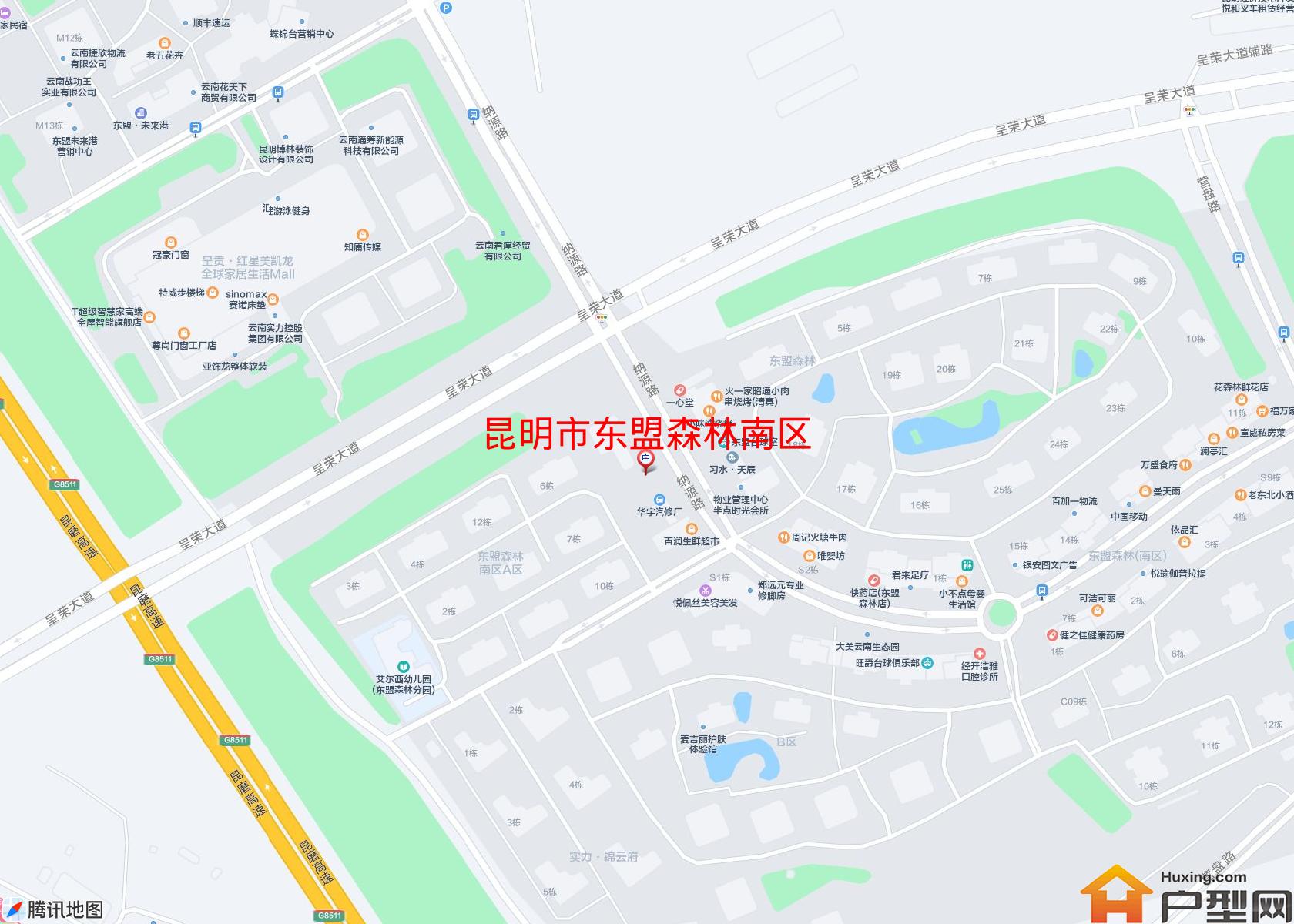 东盟森林南区小区 - 户型网
