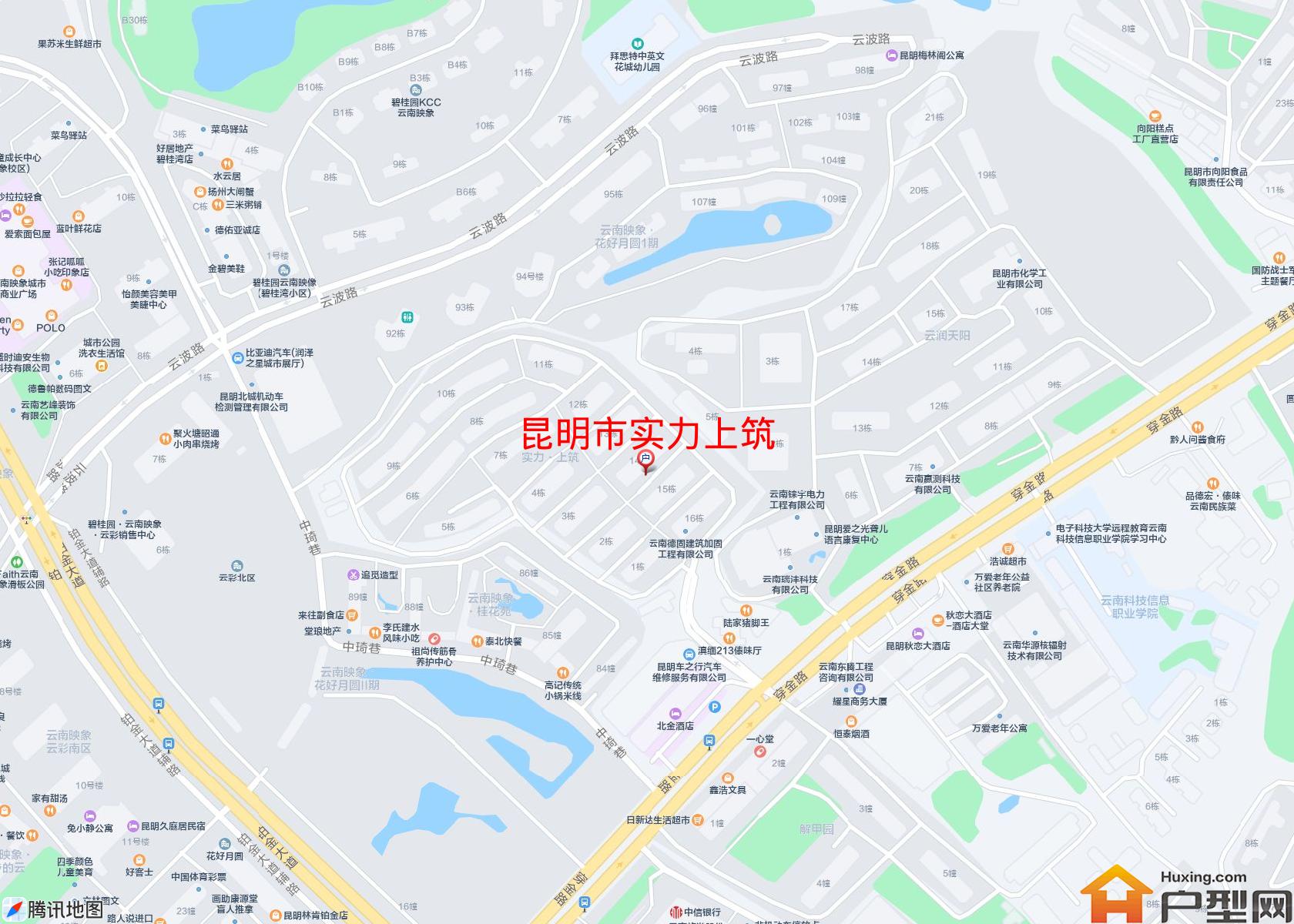 实力上筑小区 - 户型网