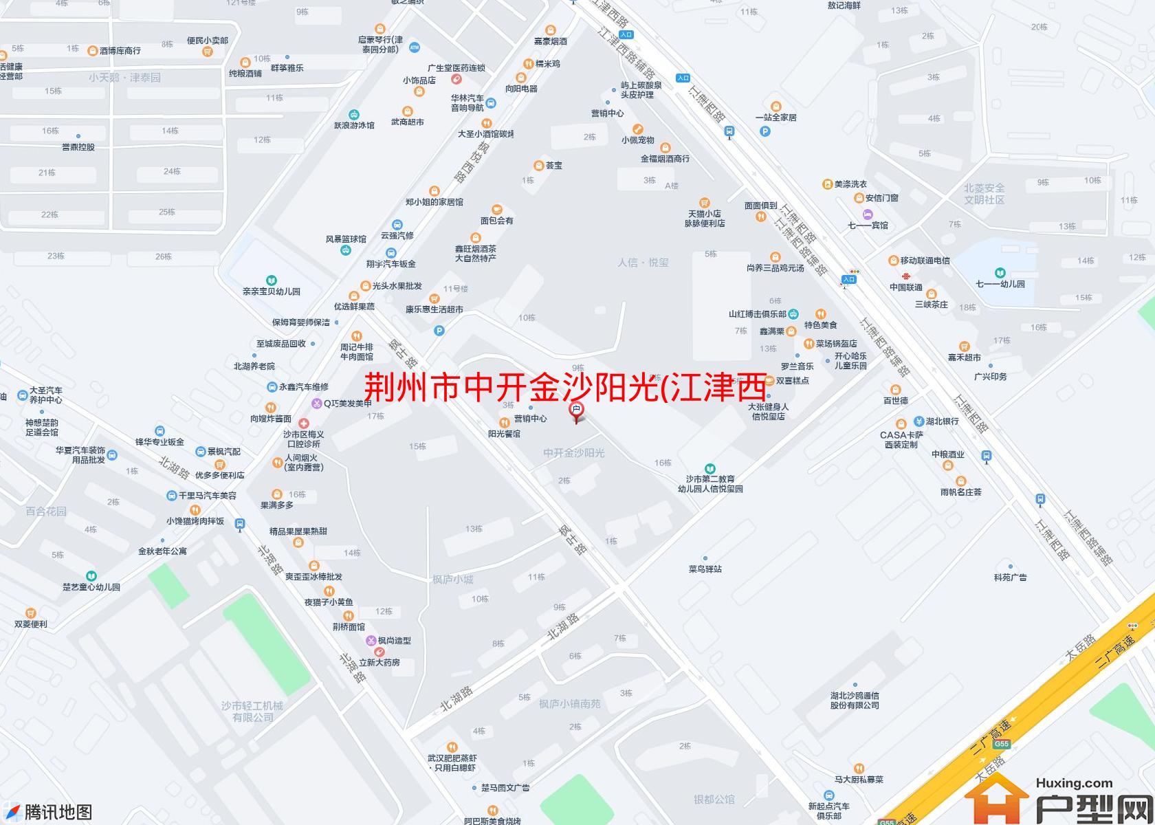 中开金沙阳光(江津西路)小区 - 户型网