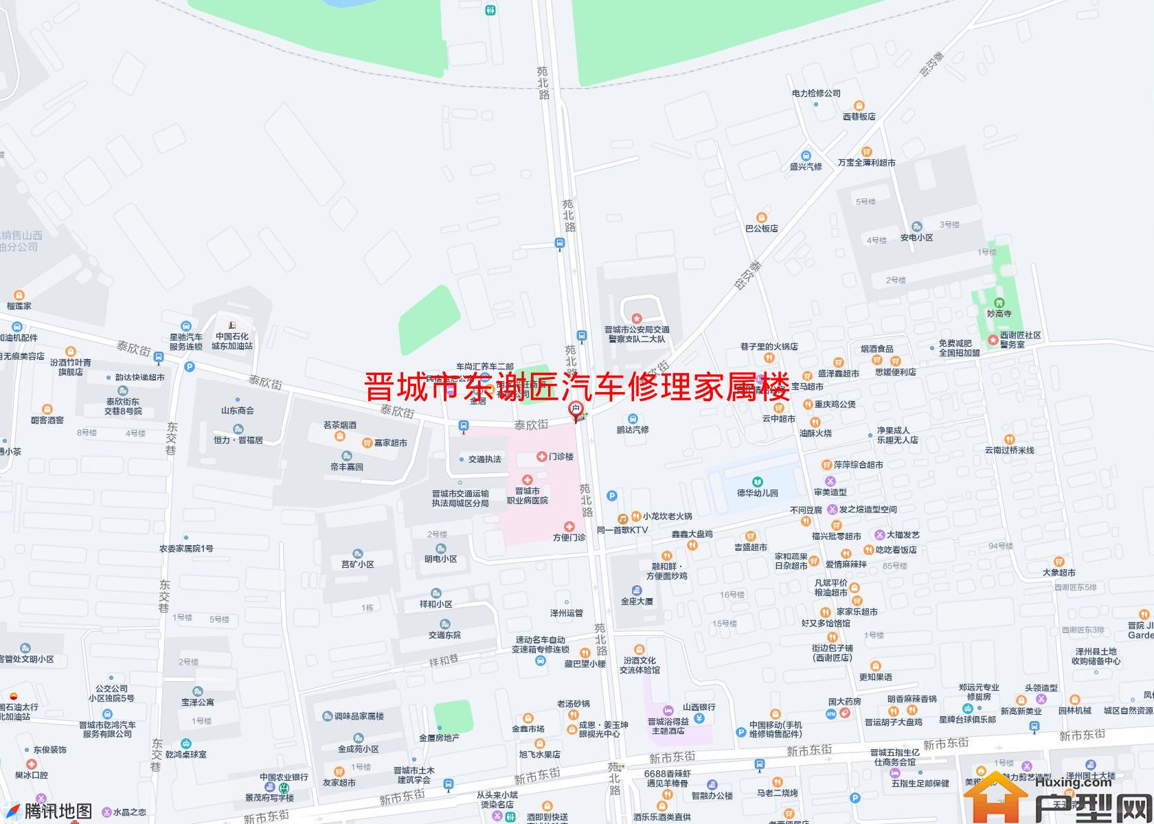 东谢匠汽车修理家属楼小区 - 户型网