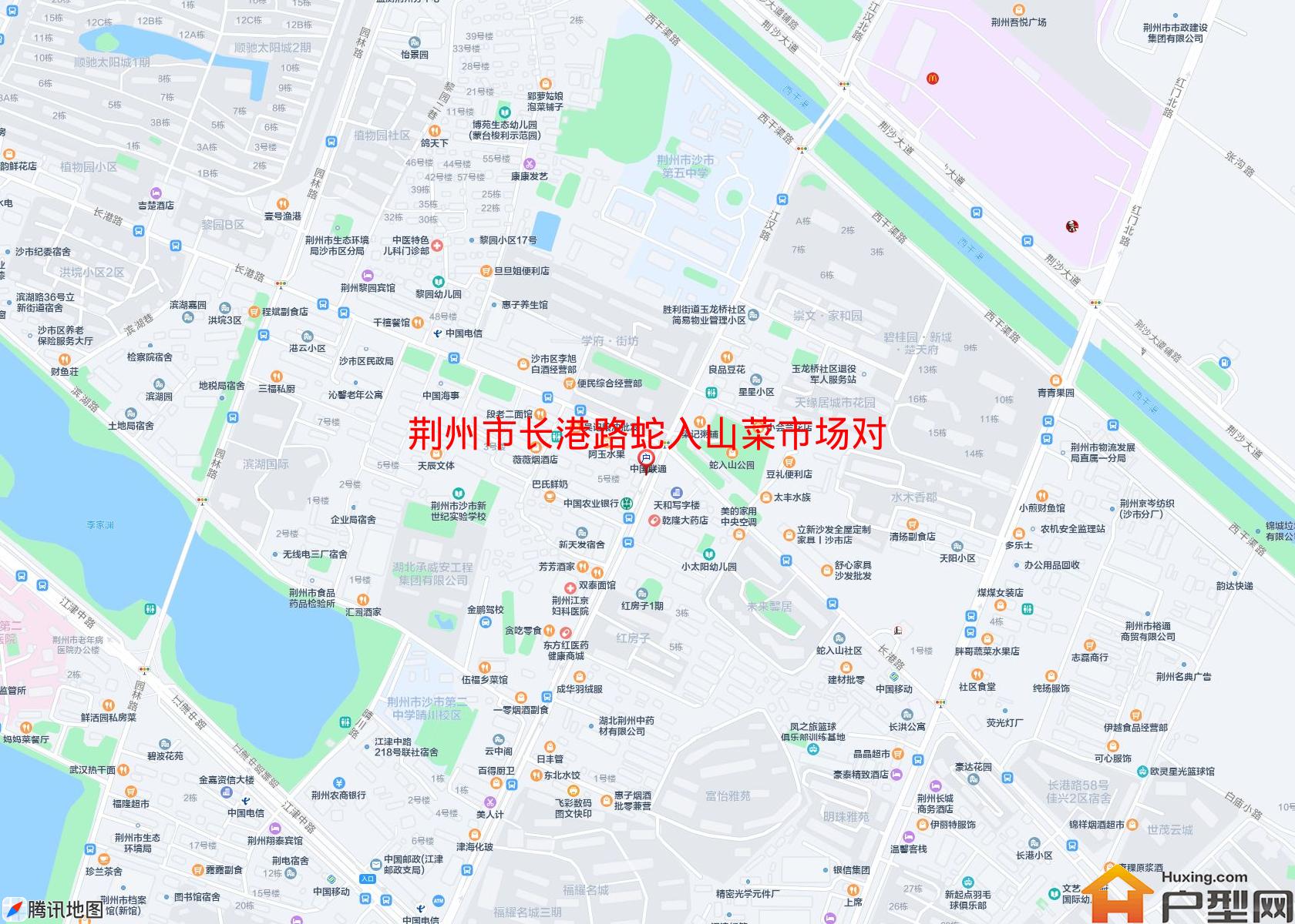 长港路蛇入山菜市场对小区 - 户型网
