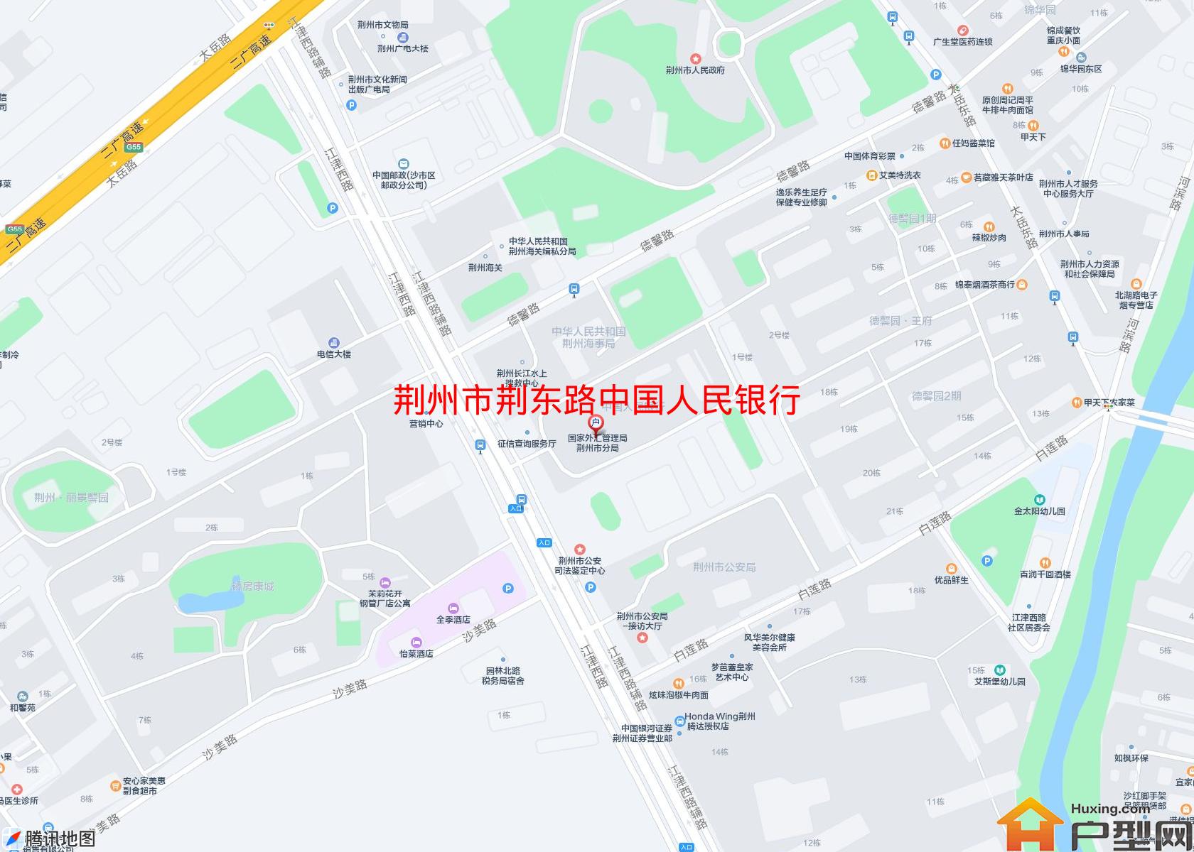 荆东路中国人民银行小区 - 户型网
