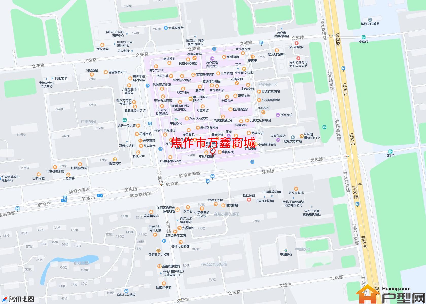 万鑫商城小区 - 户型网