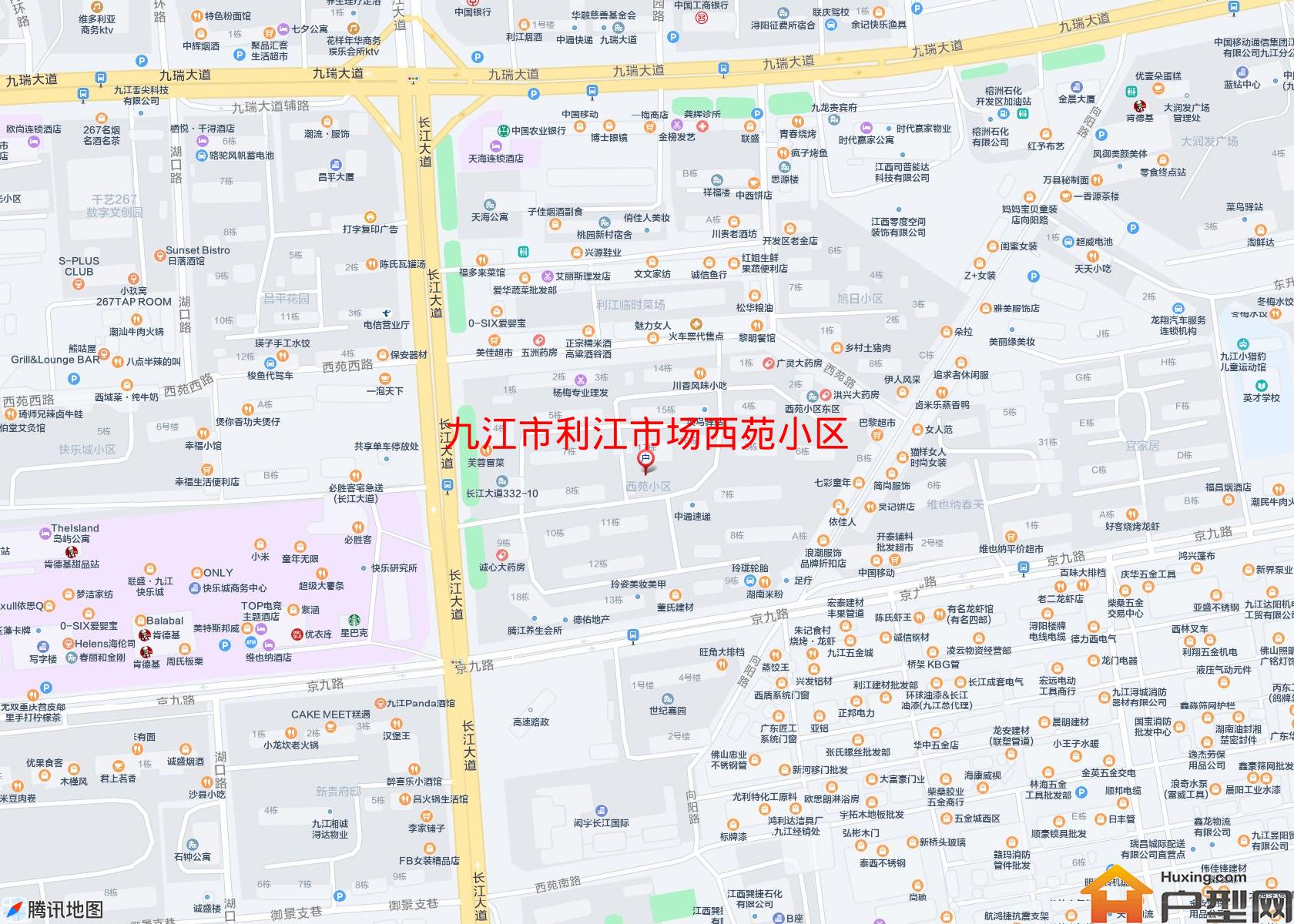 利江市场西苑小区小区 - 户型网