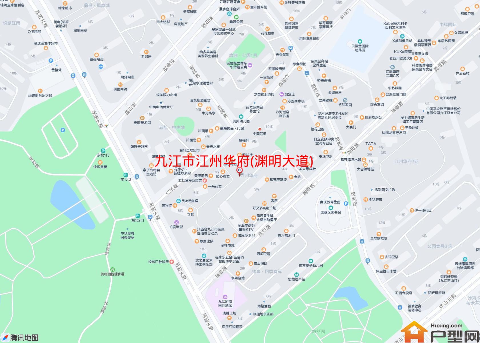 江州华府(渊明大道)小区 - 户型网