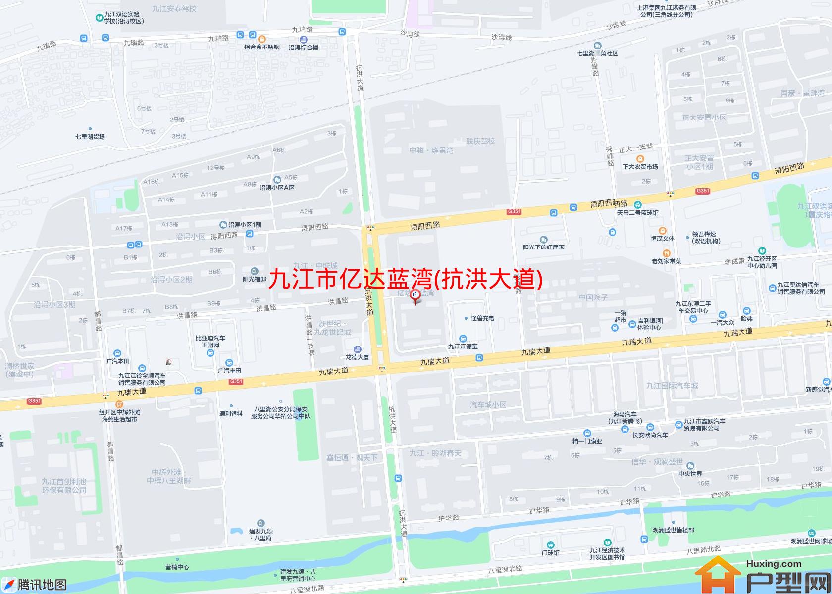 亿达蓝湾(抗洪大道)小区 - 户型网