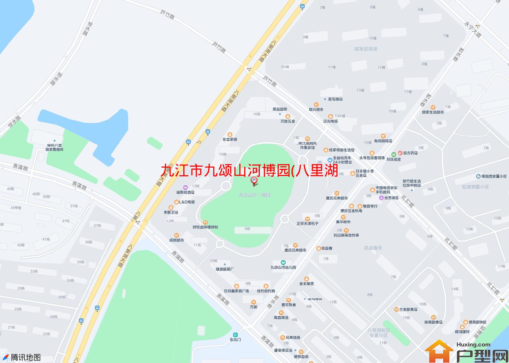 九颂山河博园(八里湖大道)小区 - 户型网