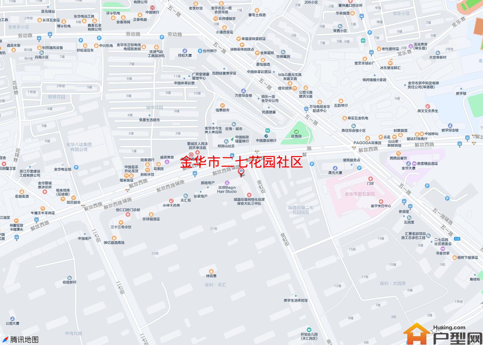 二七花园社区小区 - 户型网