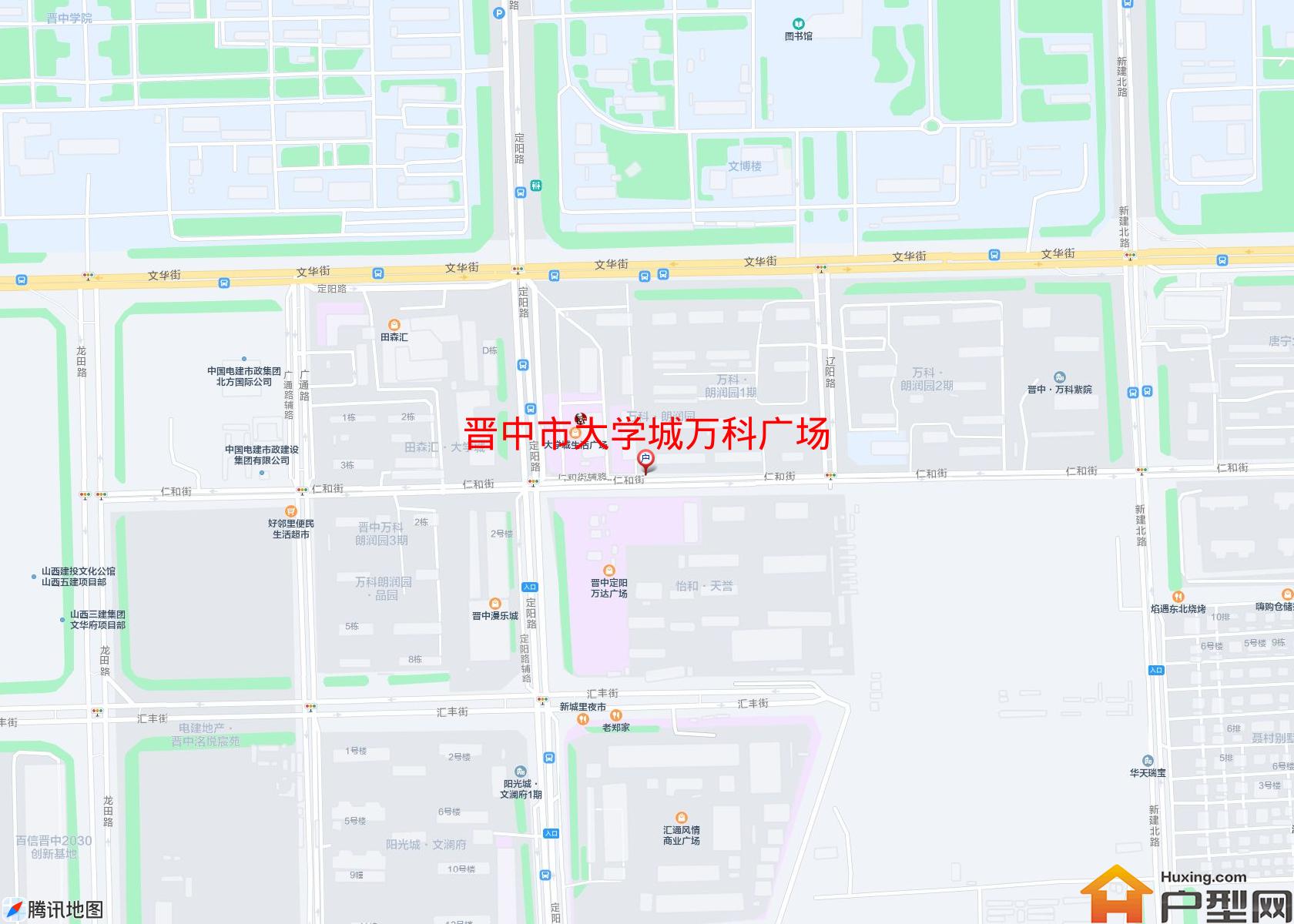 大学城万科广场小区 - 户型网