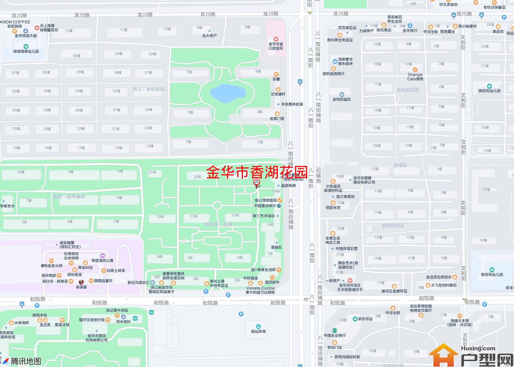 香湖花园小区 - 户型网
