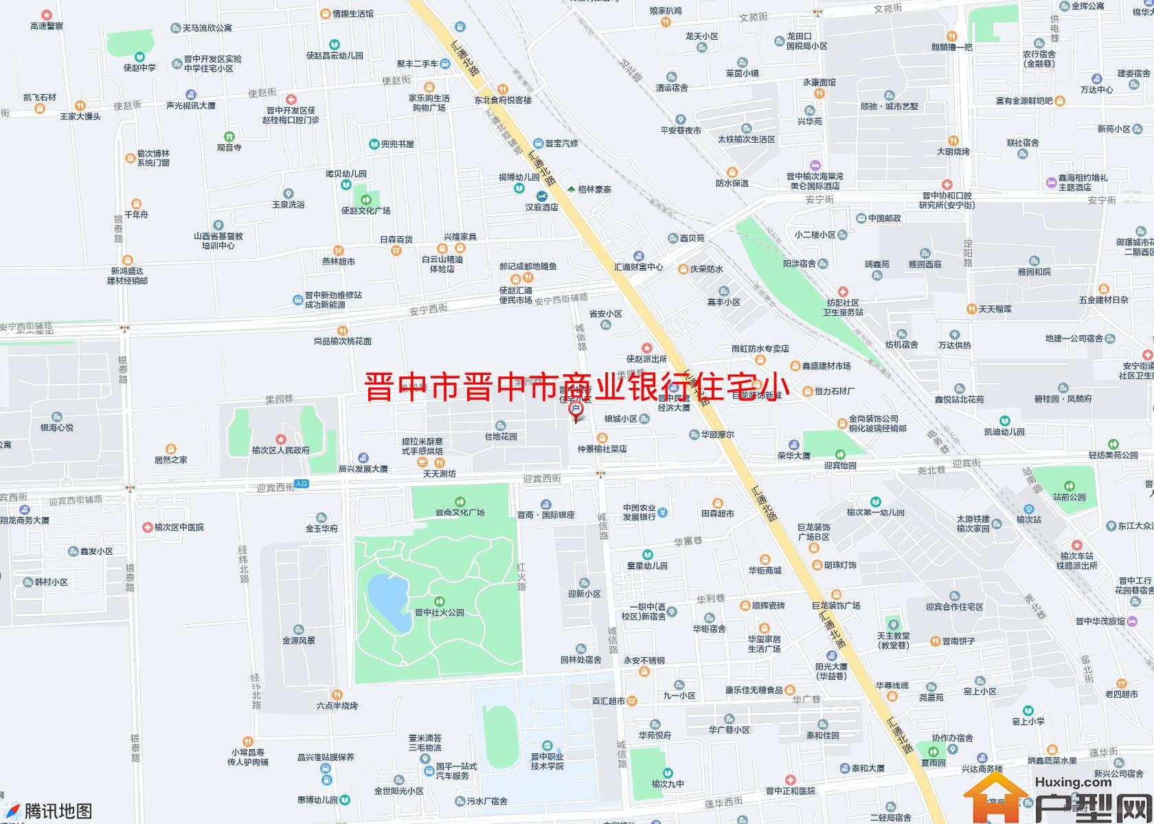 晋中市商业银行住宅小区小区 - 户型网