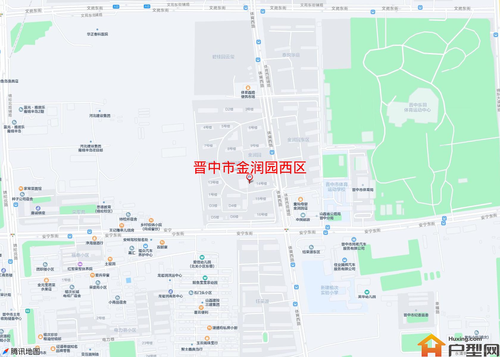 金润园西区小区 - 户型网