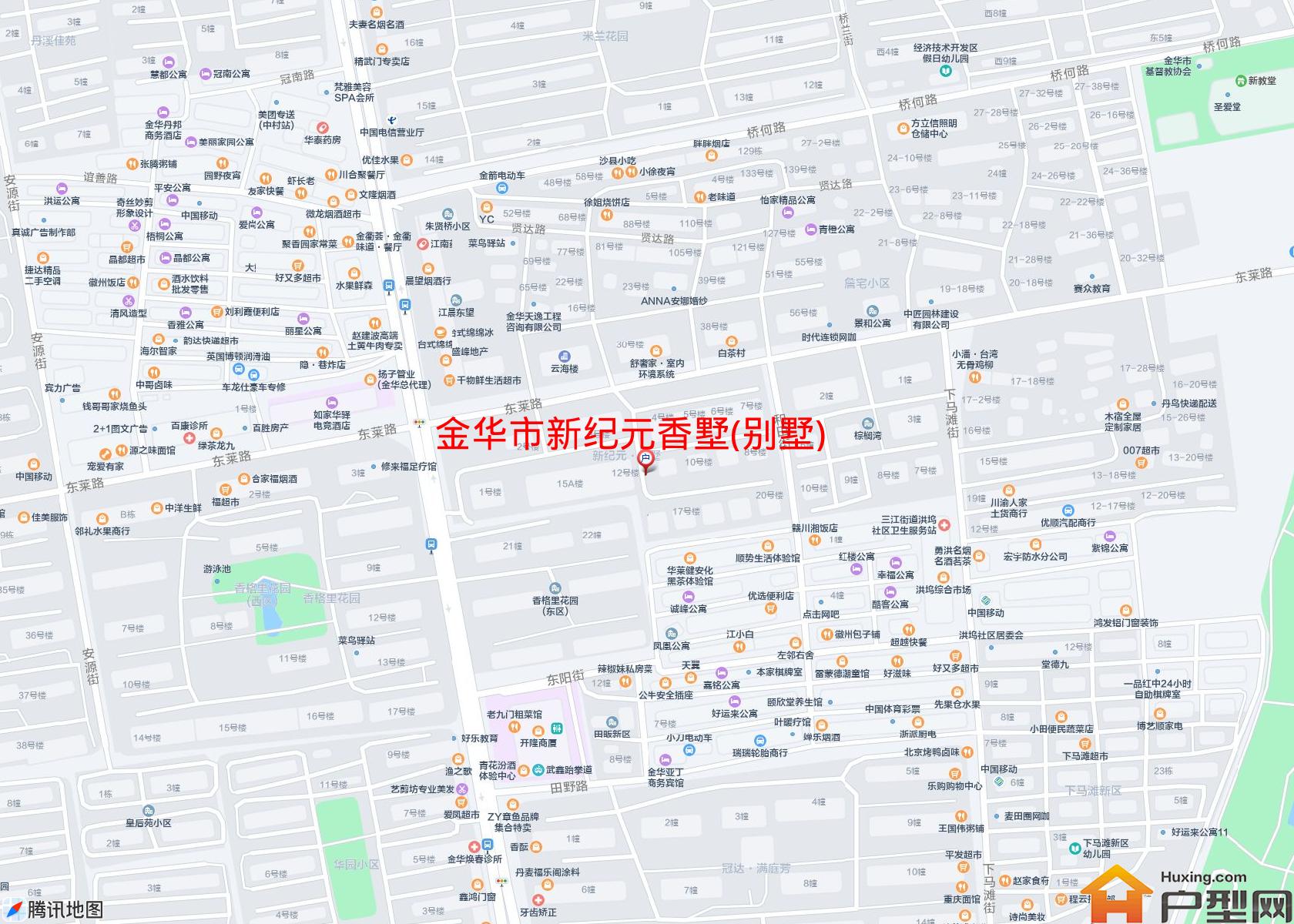新纪元香墅(别墅)小区 - 户型网