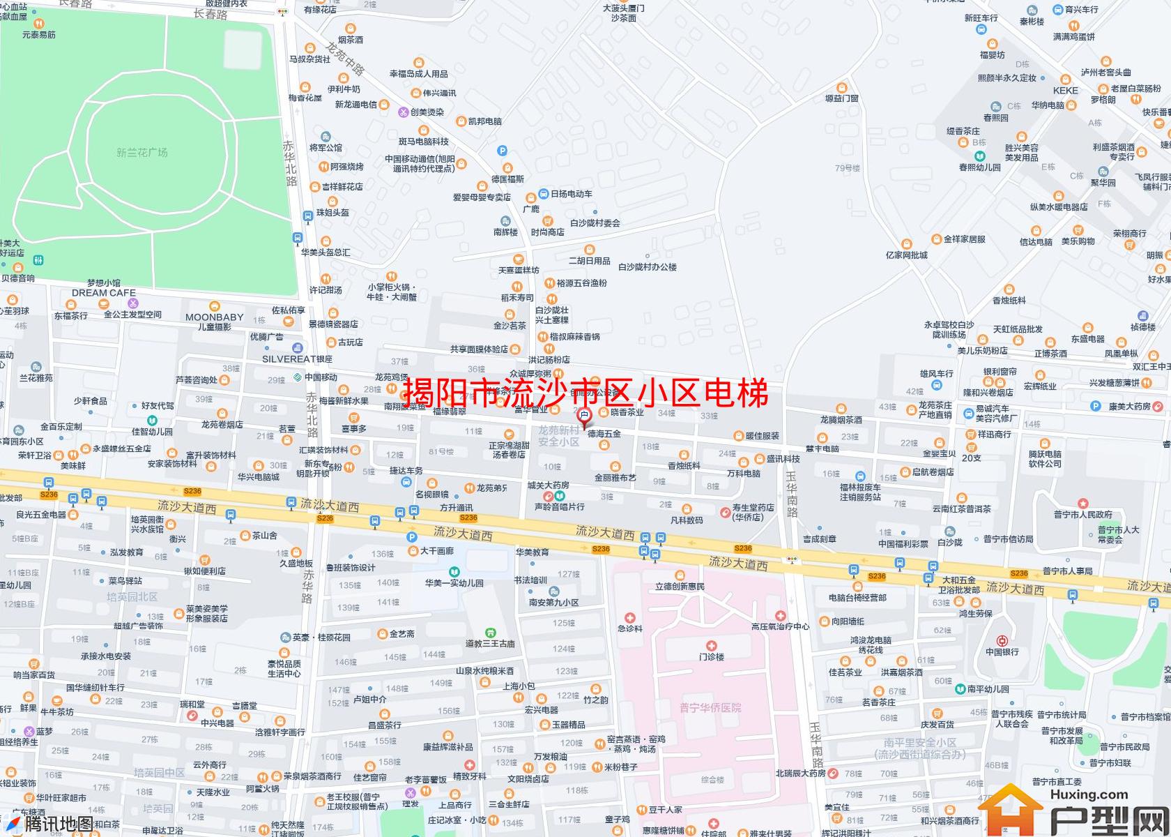 流沙市区小区电梯小区 - 户型网