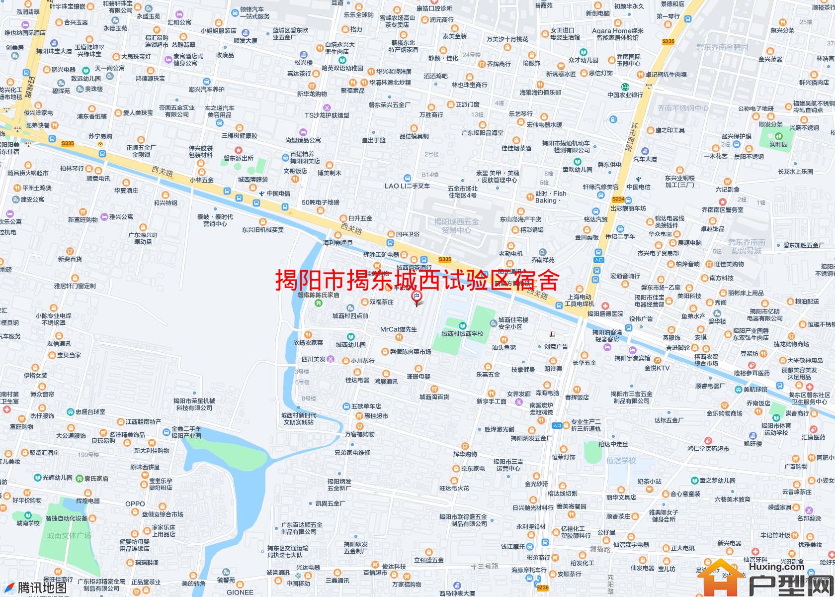 揭东城西试验区宿舍小区 - 户型网