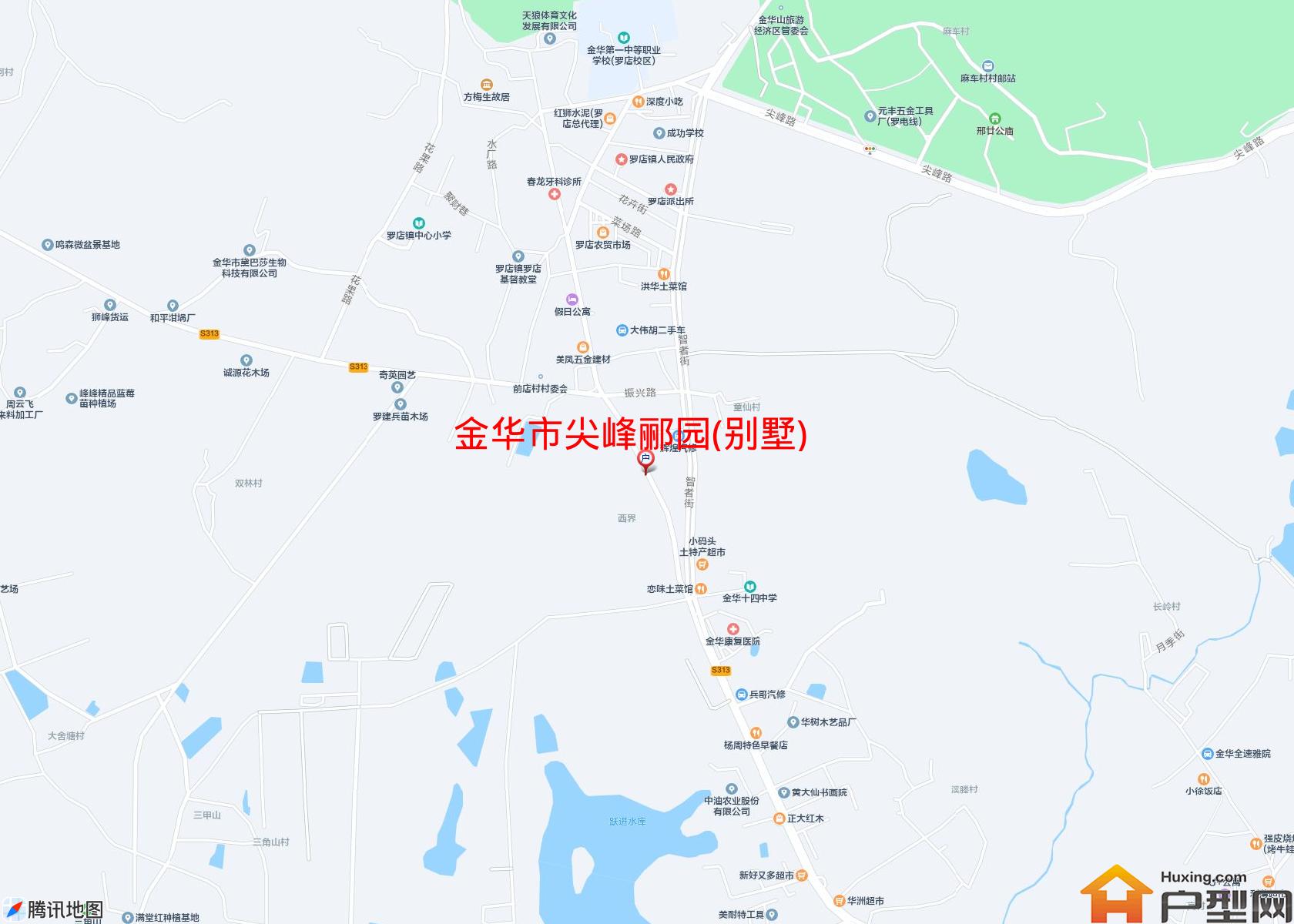 尖峰郦园(别墅)小区 - 户型网