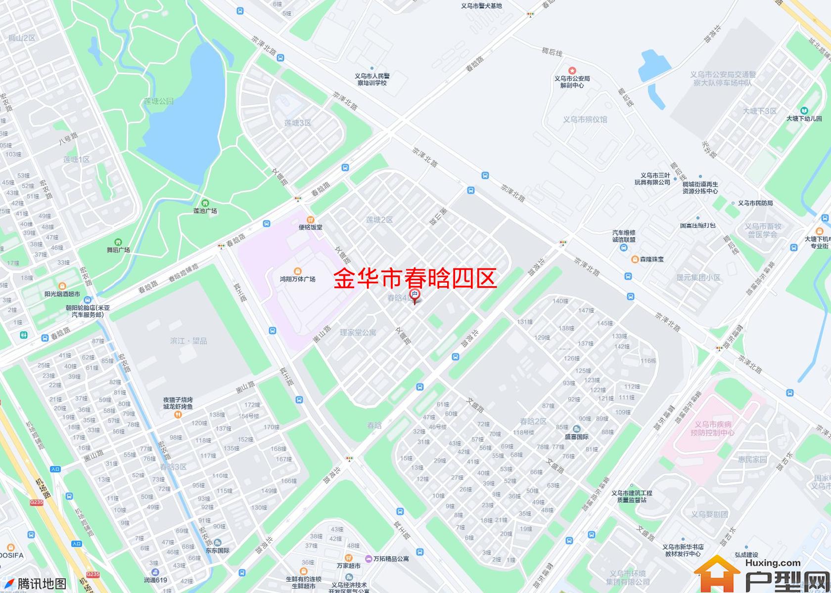 春晗四区小区 - 户型网
