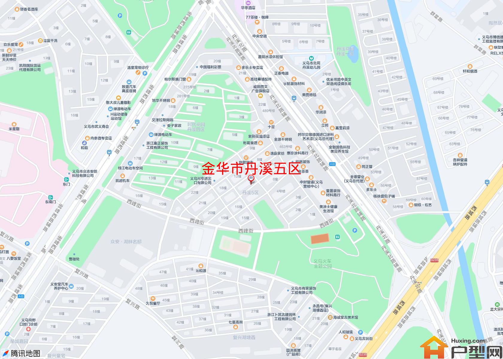 丹溪五区小区 - 户型网