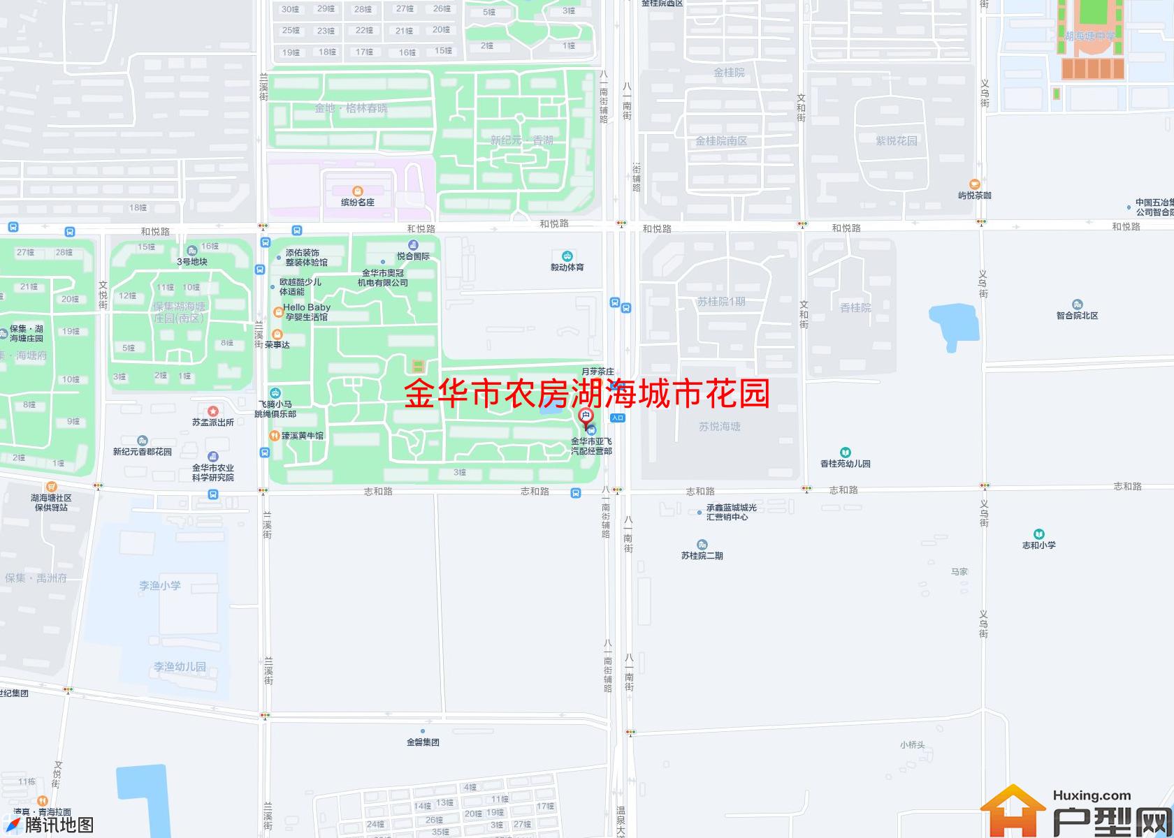 农房湖海城市花园小区 - 户型网