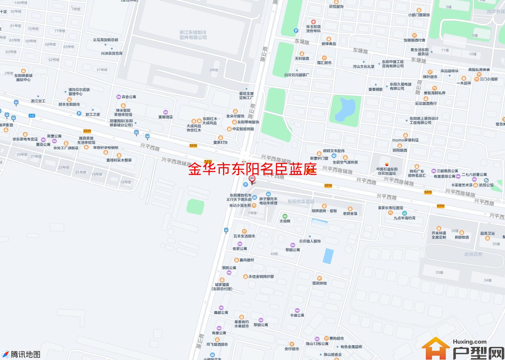 东阳名臣蓝庭小区 - 户型网