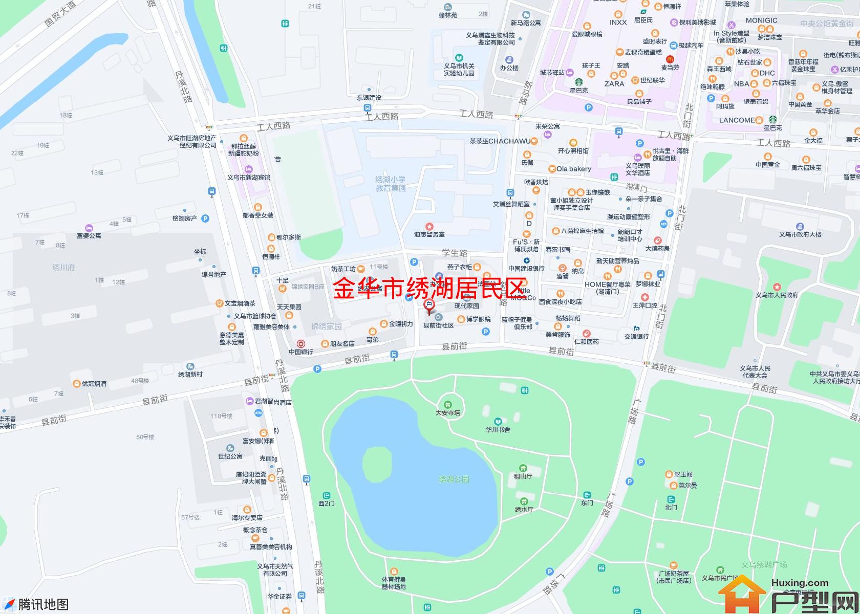 绣湖居民区小区 - 户型网