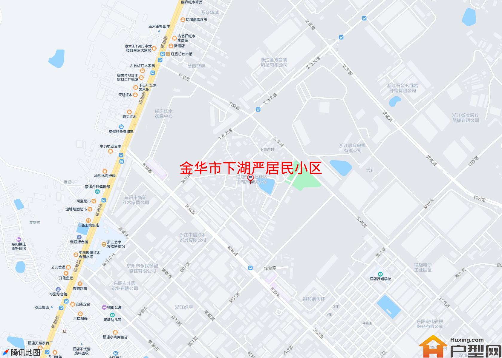 下湖严居民小区小区 - 户型网