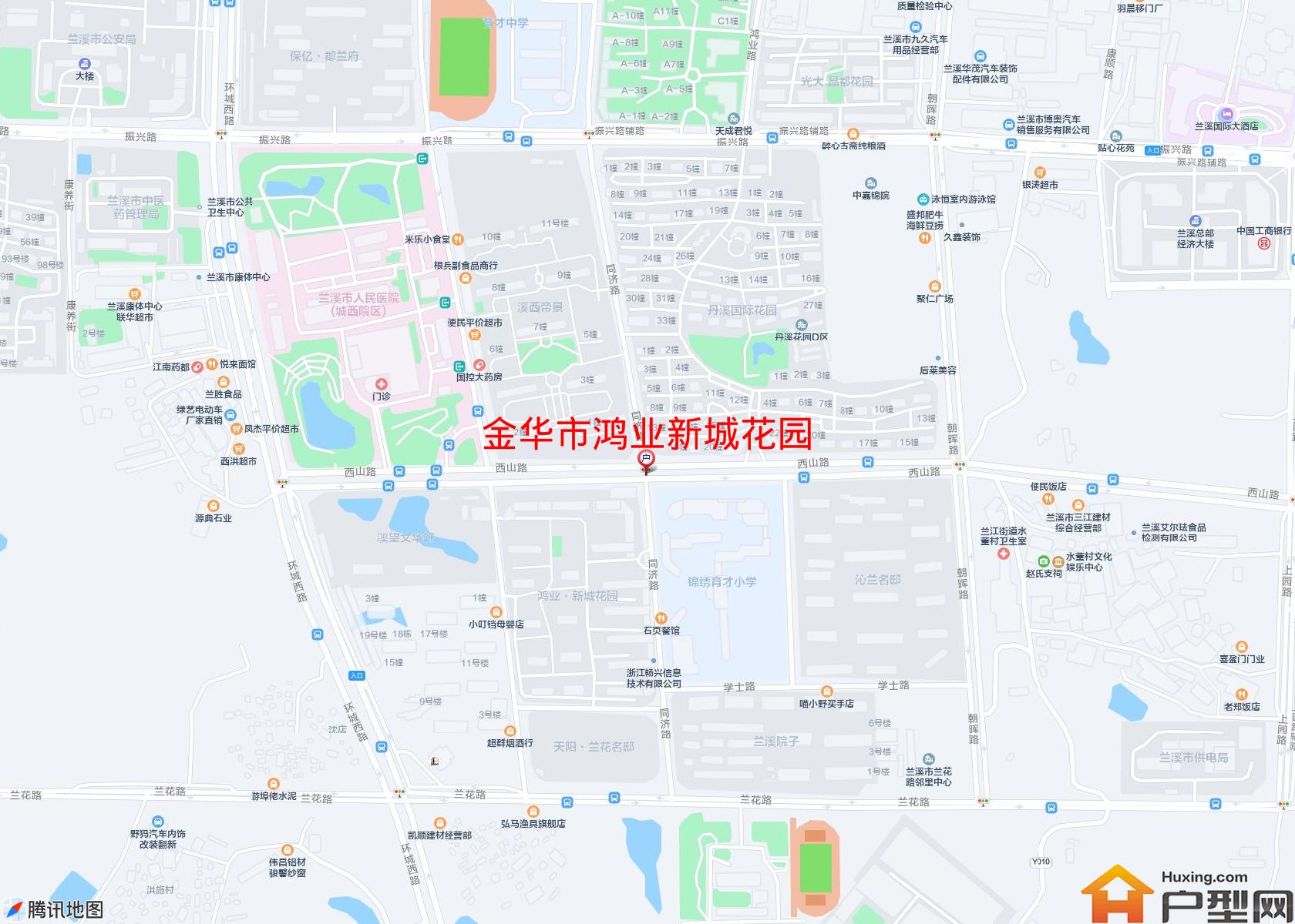 鸿业新城花园小区 - 户型网
