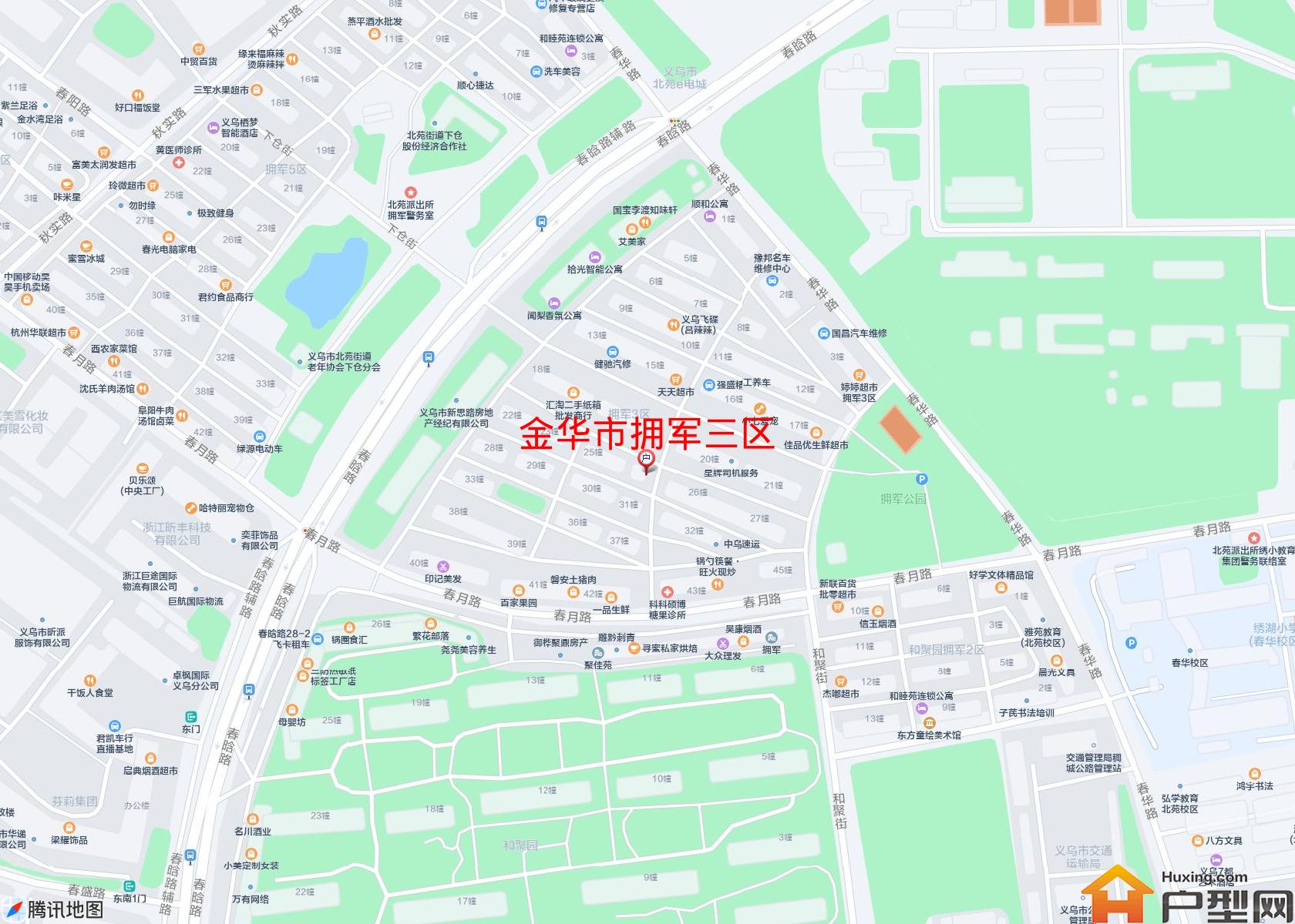 拥军三区小区 - 户型网
