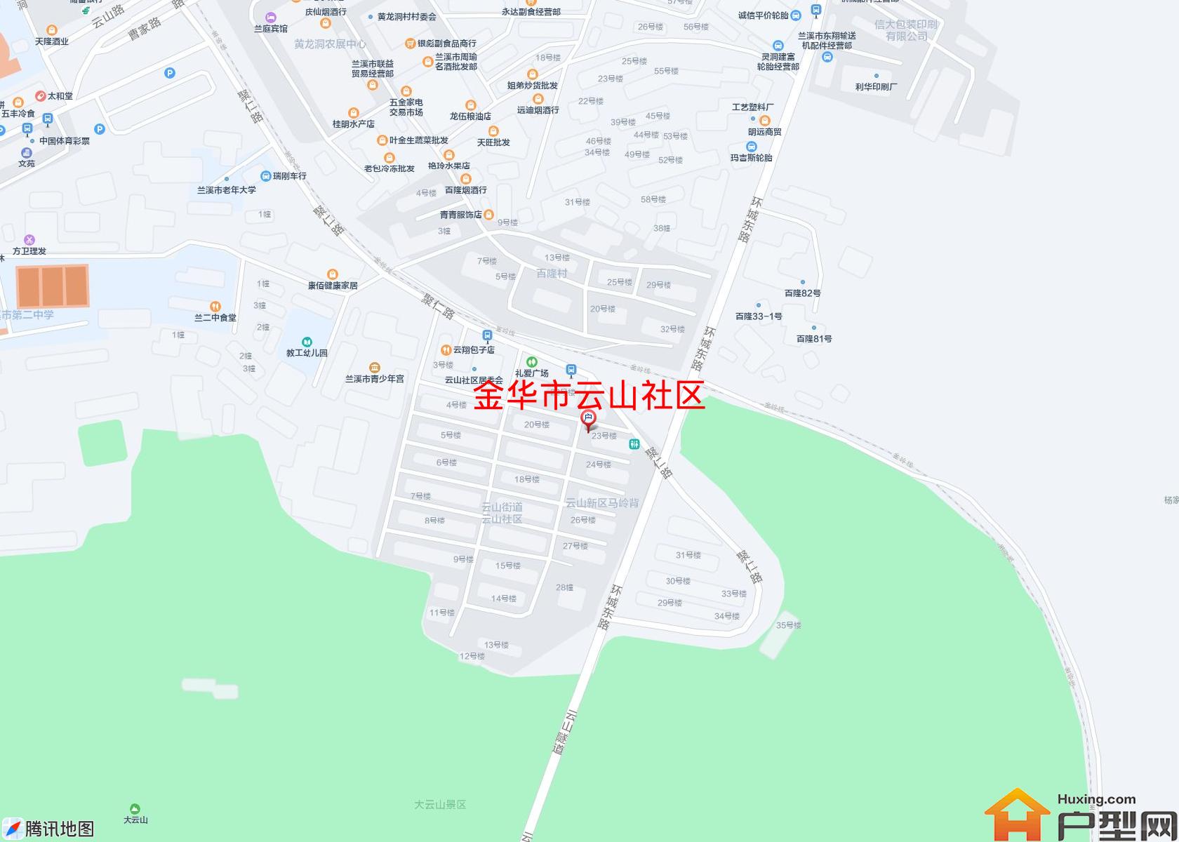 云山社区小区 - 户型网