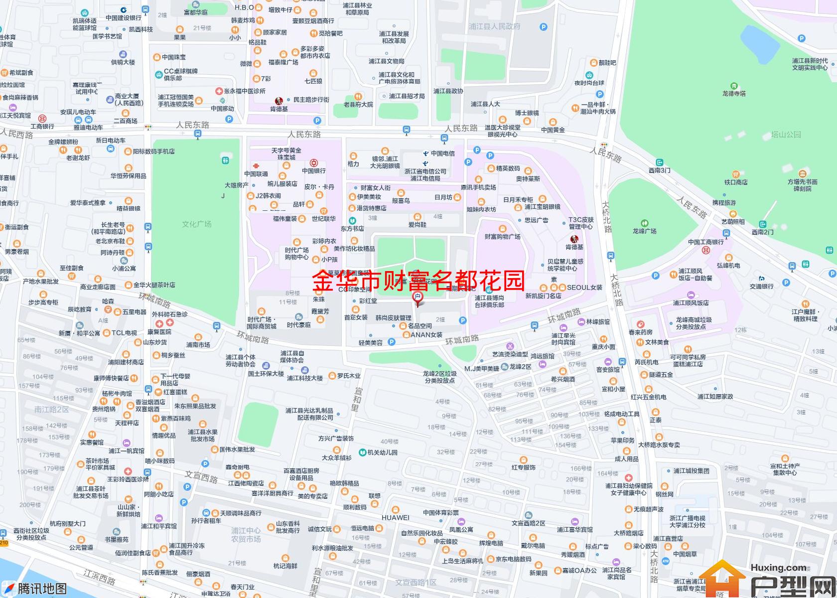 财富名都花园小区 - 户型网