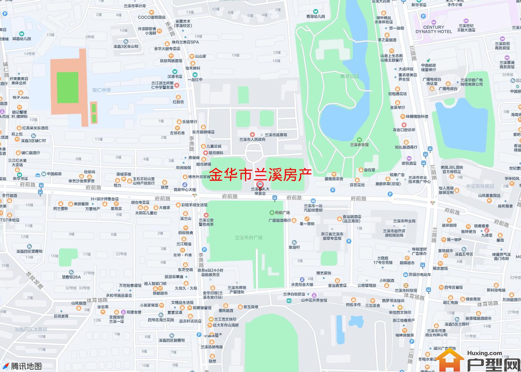 兰溪房产小区 - 户型网