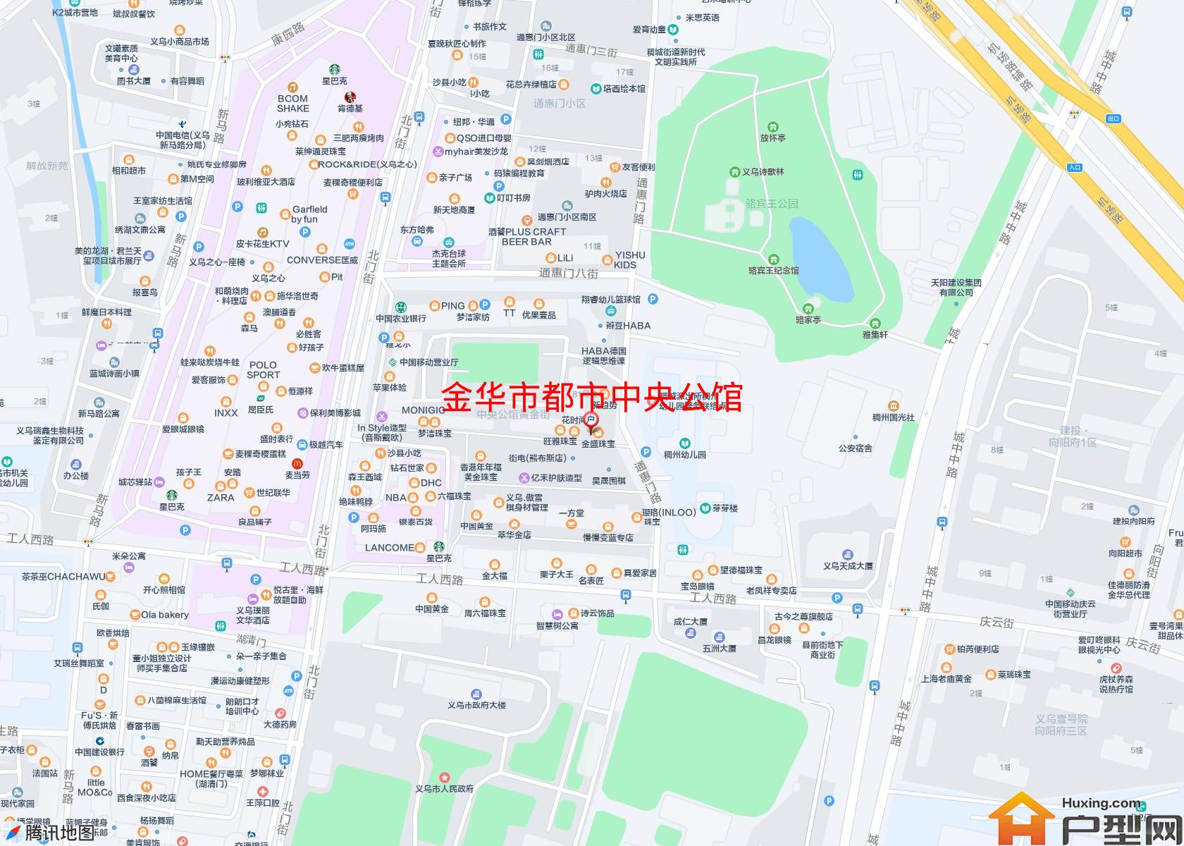 都市中央公馆小区 - 户型网
