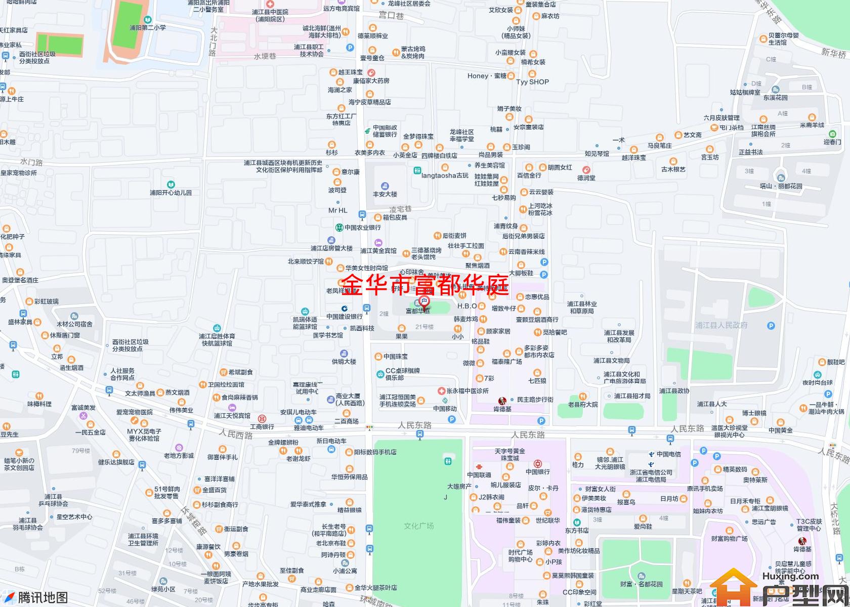 富都华庭小区 - 户型网